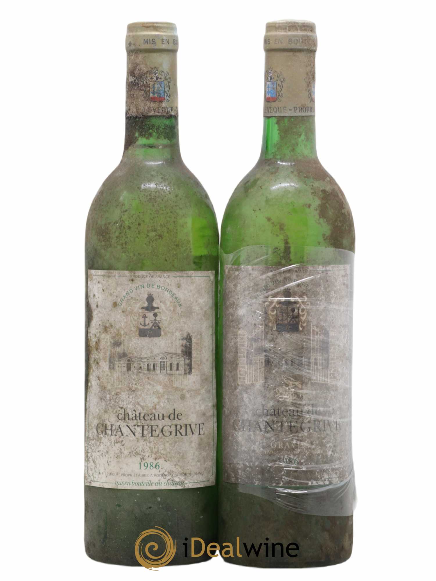Château de Chantegrive 1986 - Lot de 2 bouteilles - 0