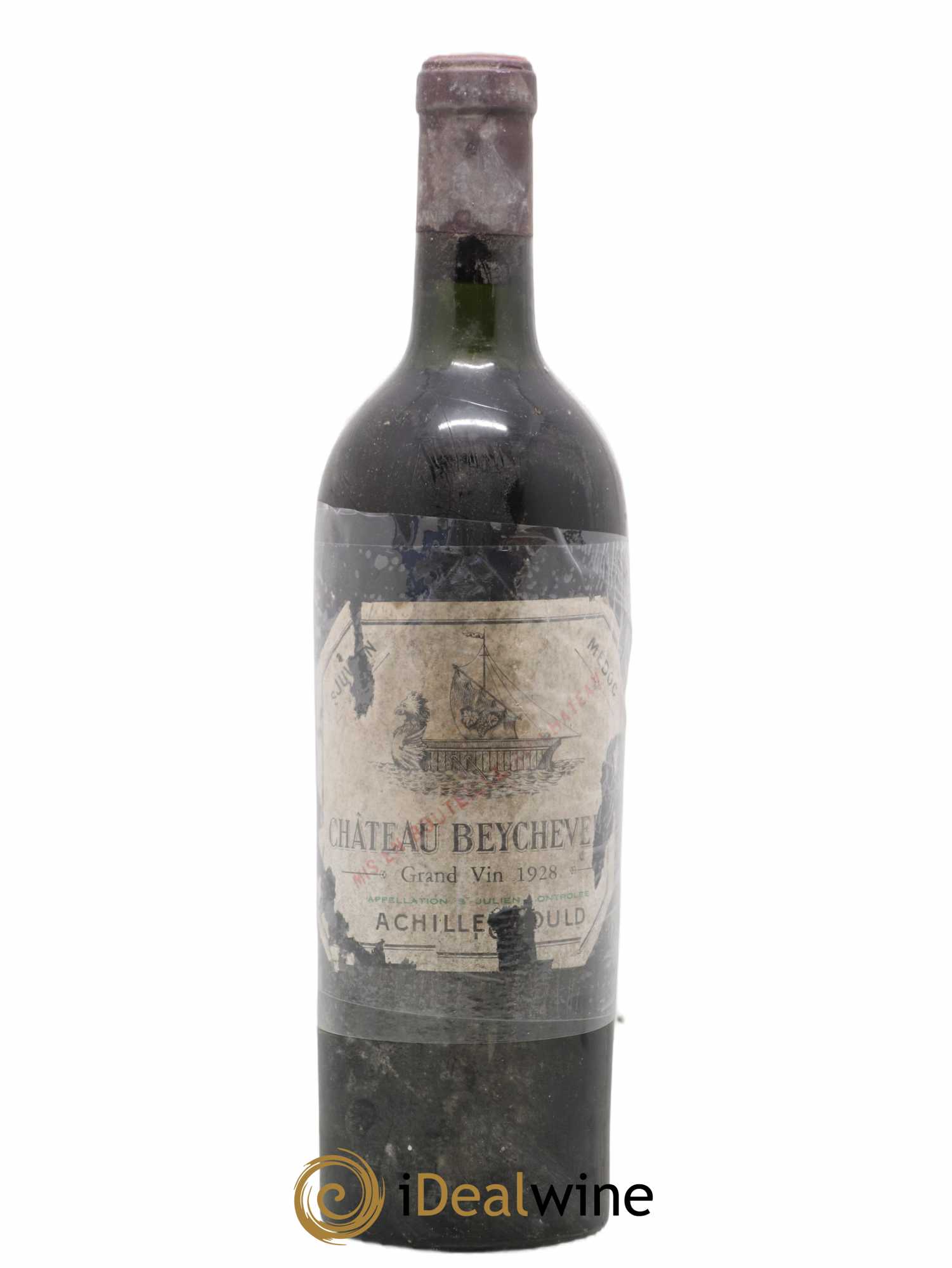 Château Beychevelle 4ème Grand Cru Classé 1928 - Lot de 1 bouteille - 0