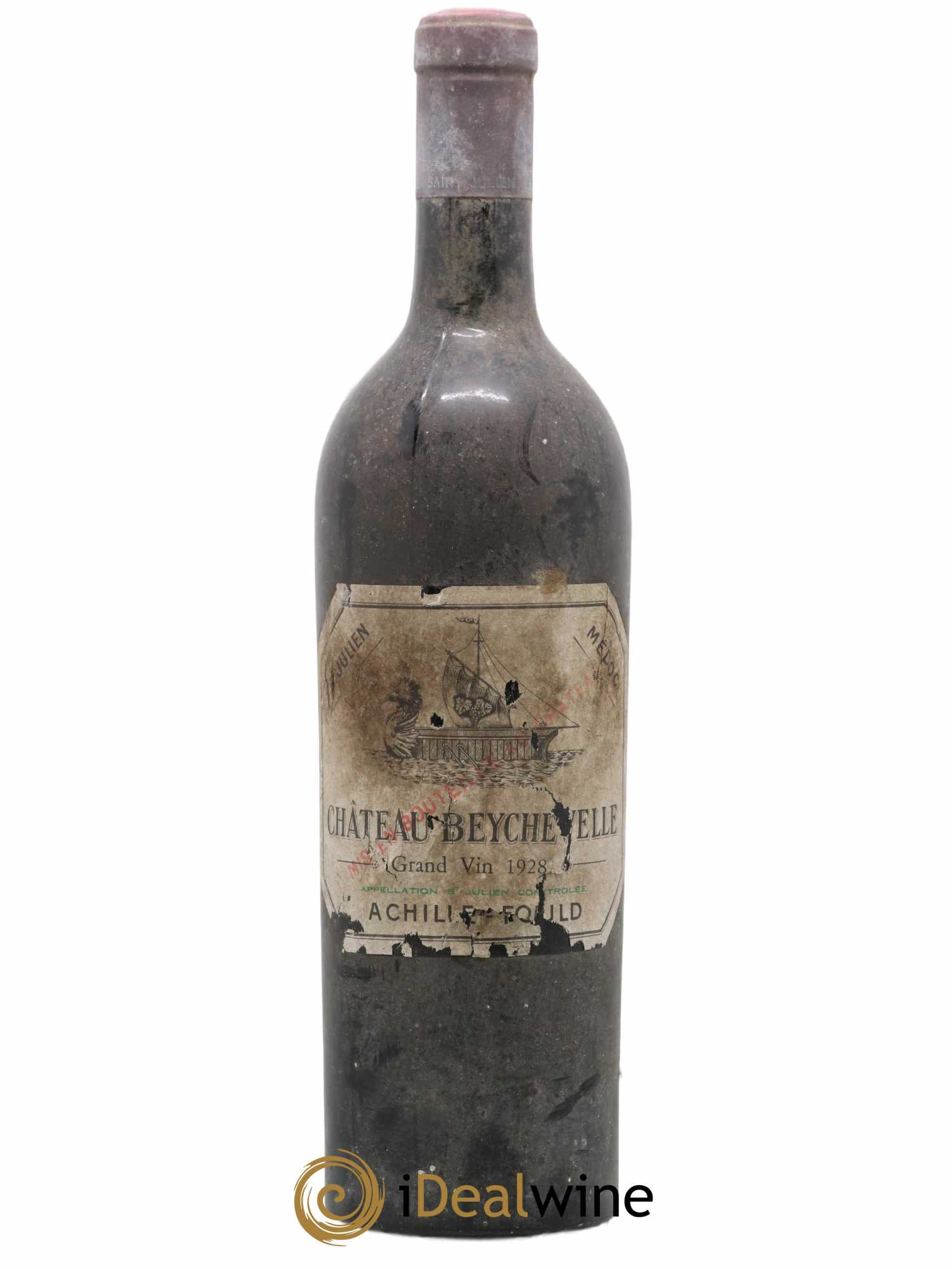 Château Beychevelle 4ème Grand Cru Classé 1928 - Lot de 1 bouteille - 0