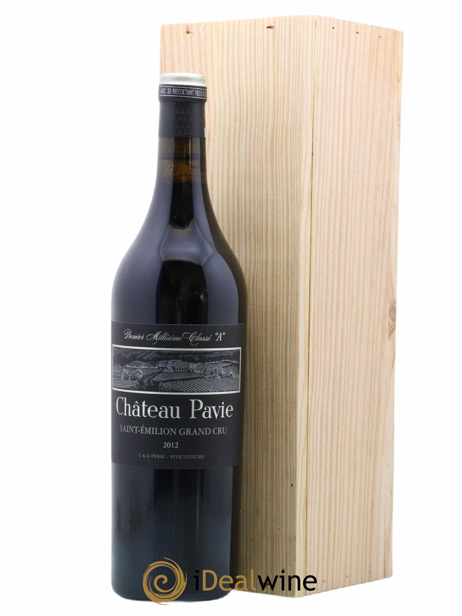Château Pavie 1er Grand Cru Classé A 2012 - Lot de 1 bouteille - 0