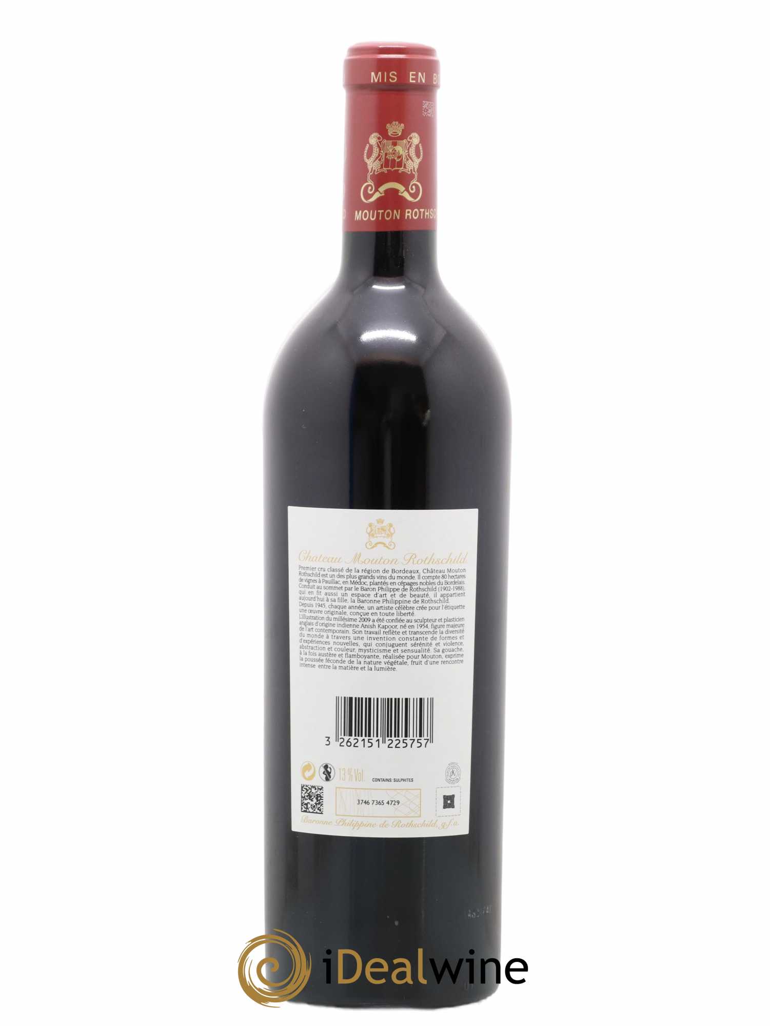 Château Mouton Rothschild 1er Grand Cru Classé 2009 - Lot de 1 bouteille - 2
