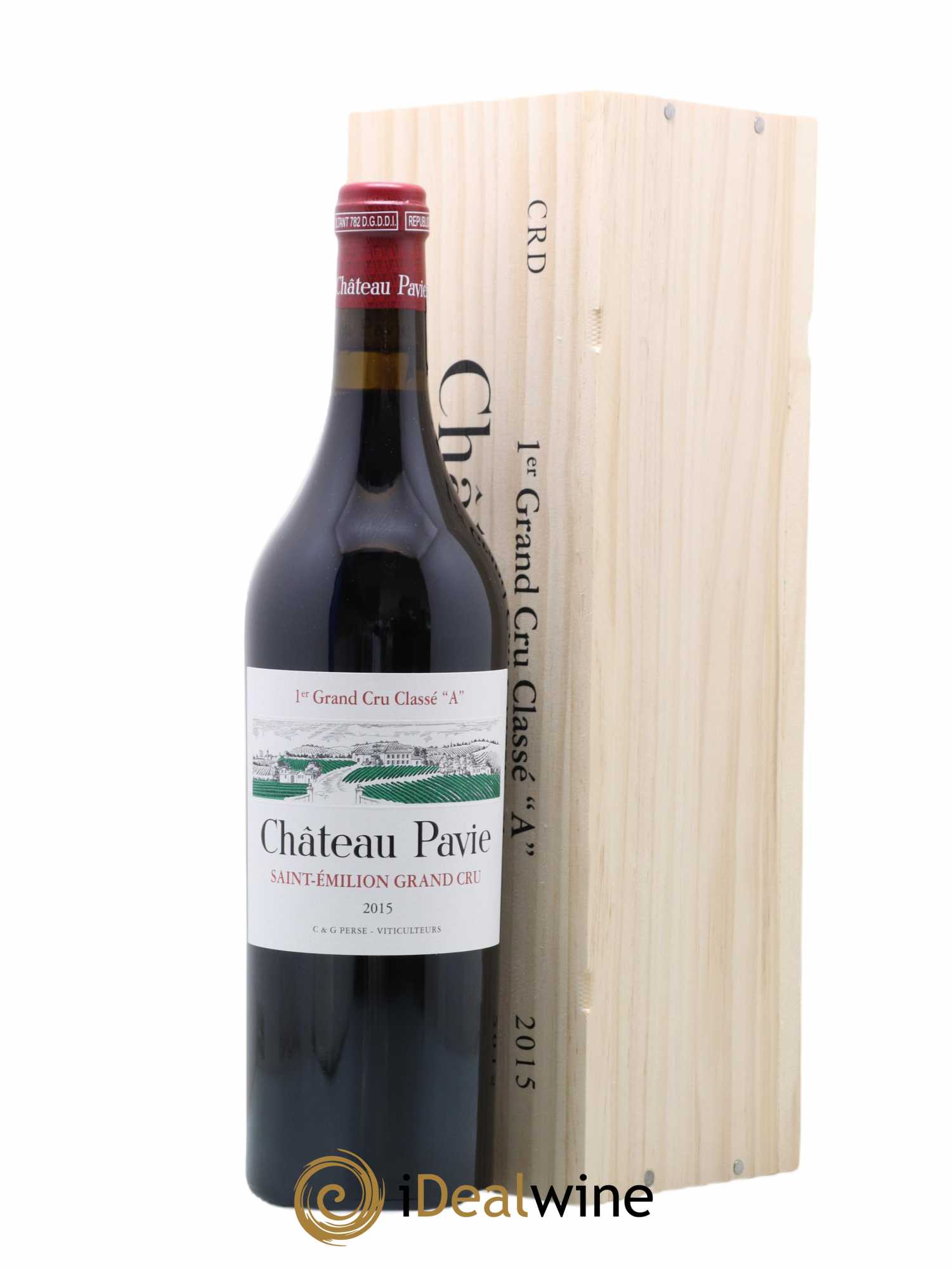 Château Pavie 1er Grand Cru Classé A 2015 - Lot de 1 bouteille - 0