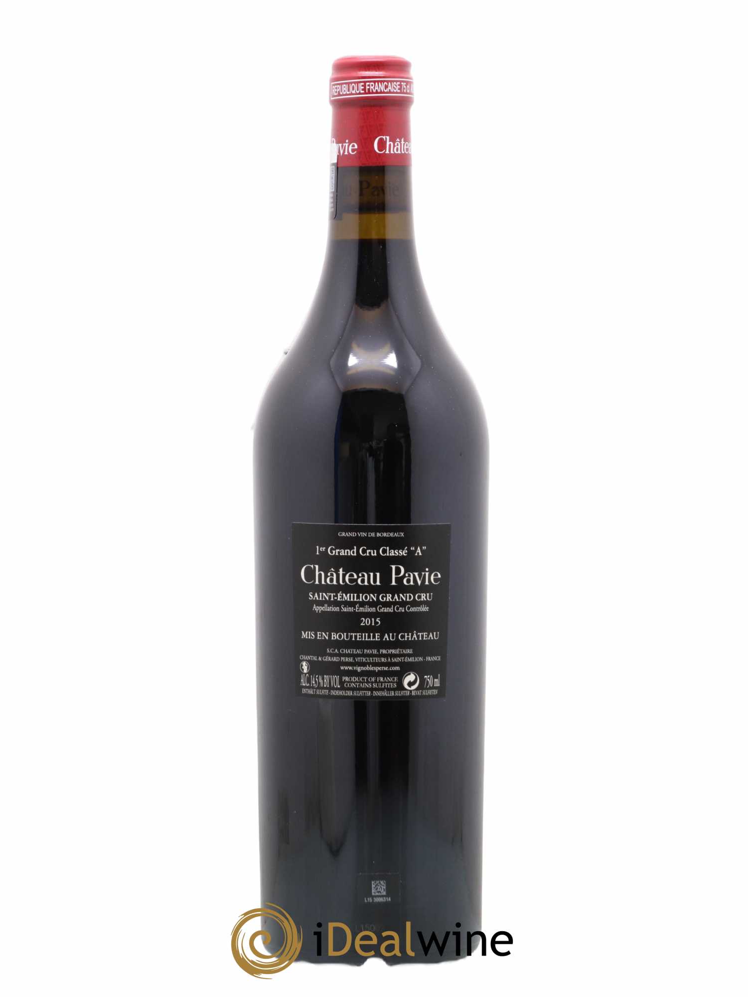 Château Pavie 1er Grand Cru Classé A 2015 - Lot de 1 bouteille - 2