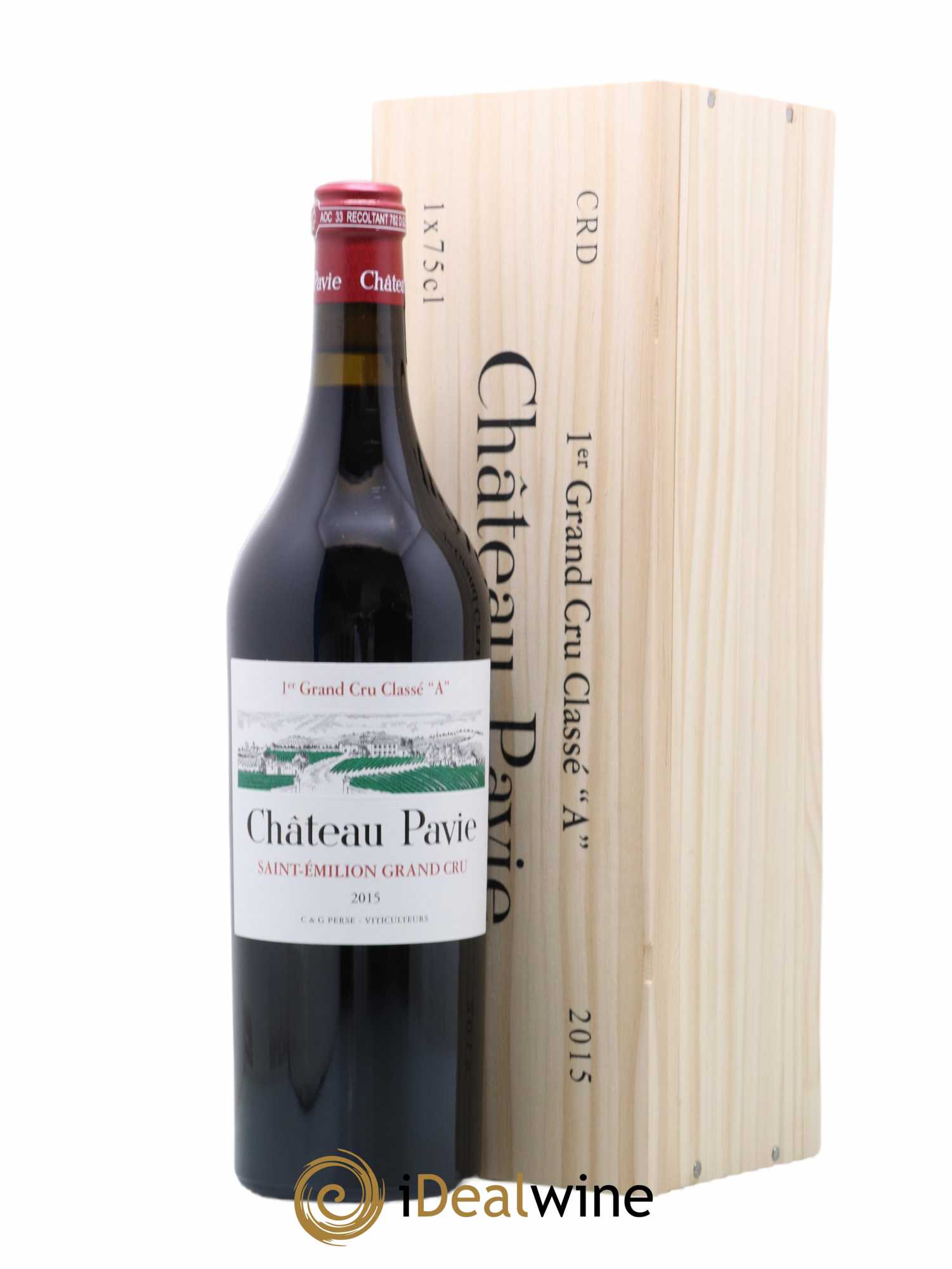 Château Pavie 1er Grand Cru Classé A 2015 - Lot de 1 bouteille - 0