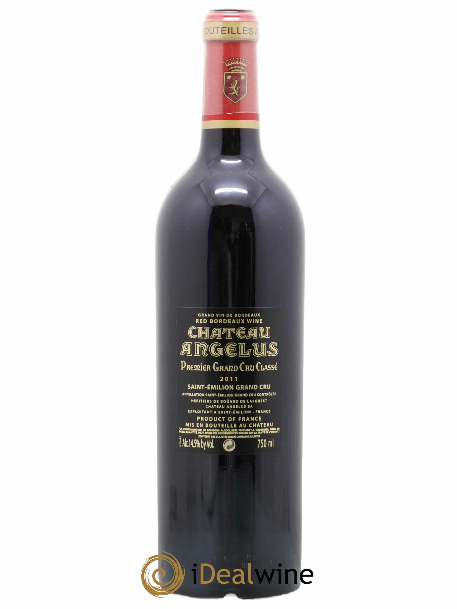 Château Angélus 1er Grand Cru Classé A 2011 - Lot de 1 bouteille - 2