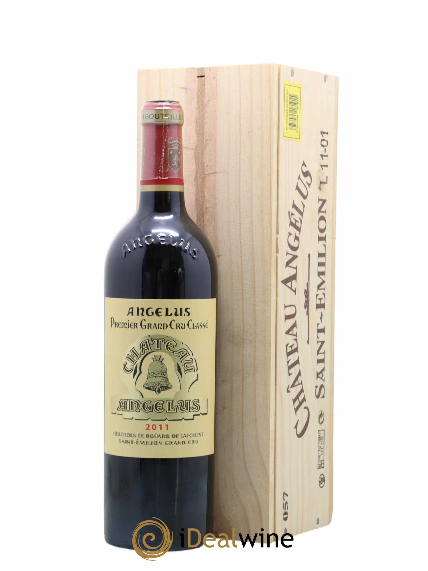 Château Angélus 1er Grand Cru Classé A 2011 - Lot de 1 bouteille - 0