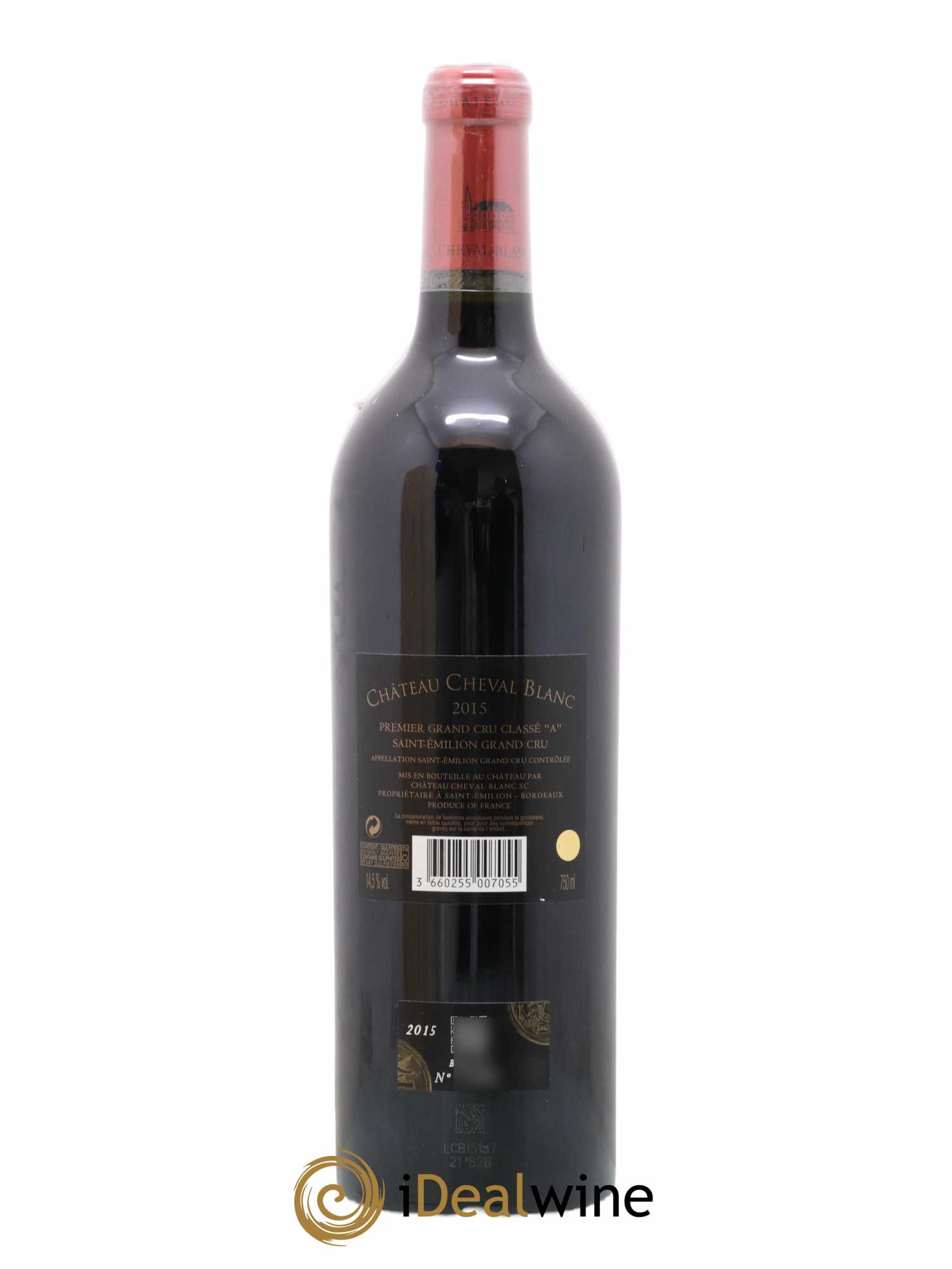 Château Cheval Blanc 1er Grand Cru Classé A 2015 - Lot de 1 bouteille - 2