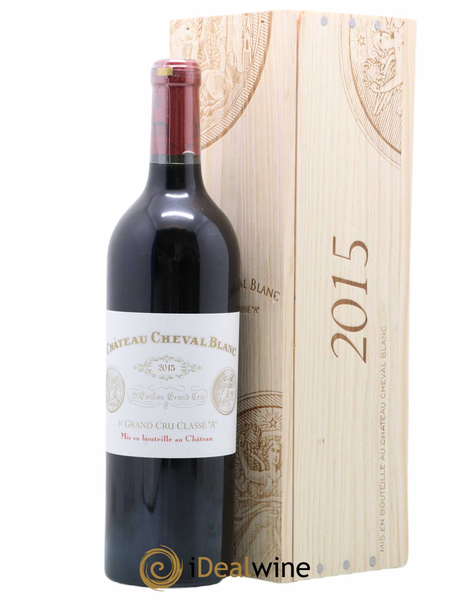Château Cheval Blanc 1er Grand Cru Classé A 2015 - Lot de 1 bouteille - 0
