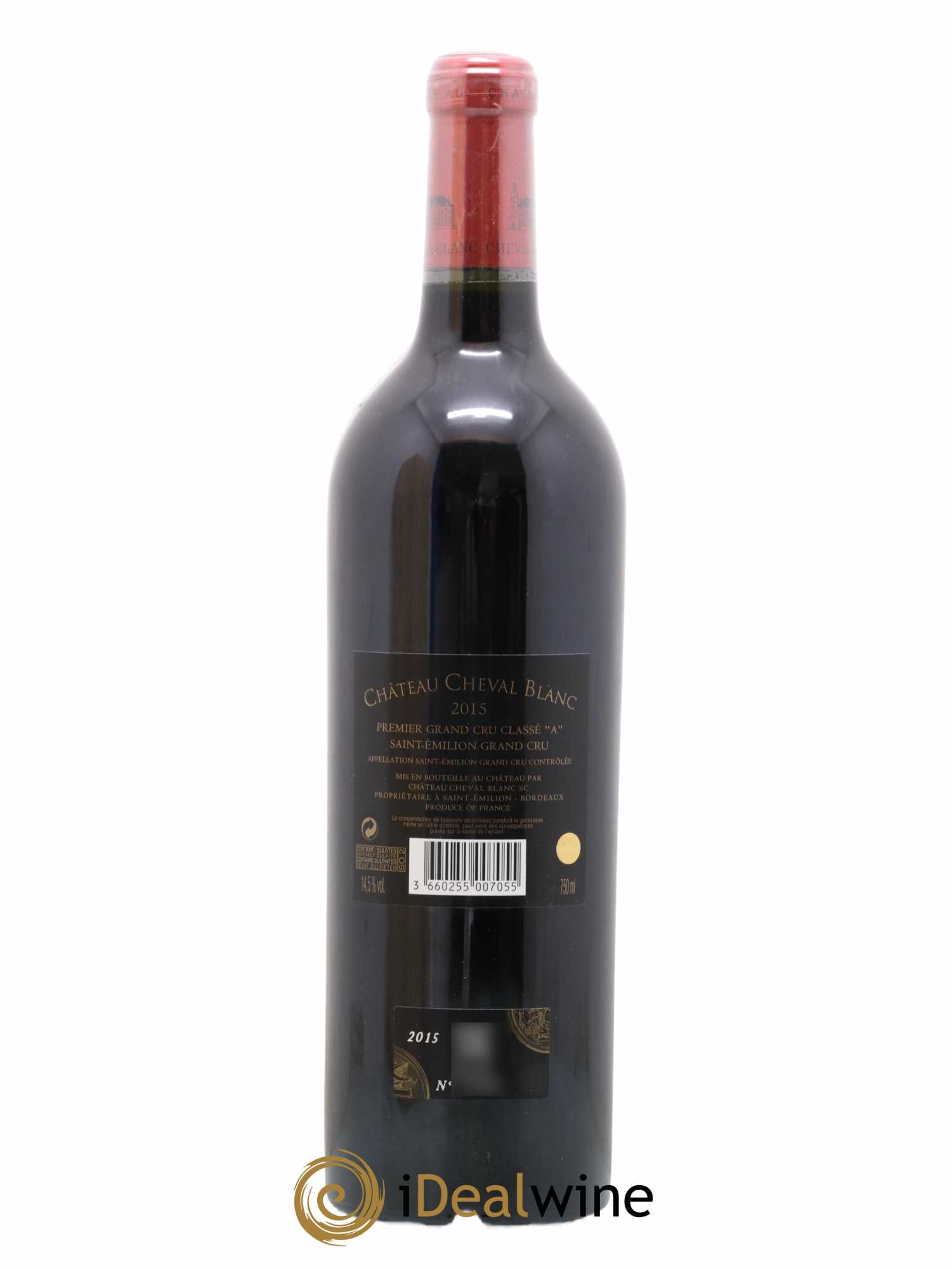 Château Cheval Blanc 1er Grand Cru Classé A 2015 - Lot de 1 bouteille - 2