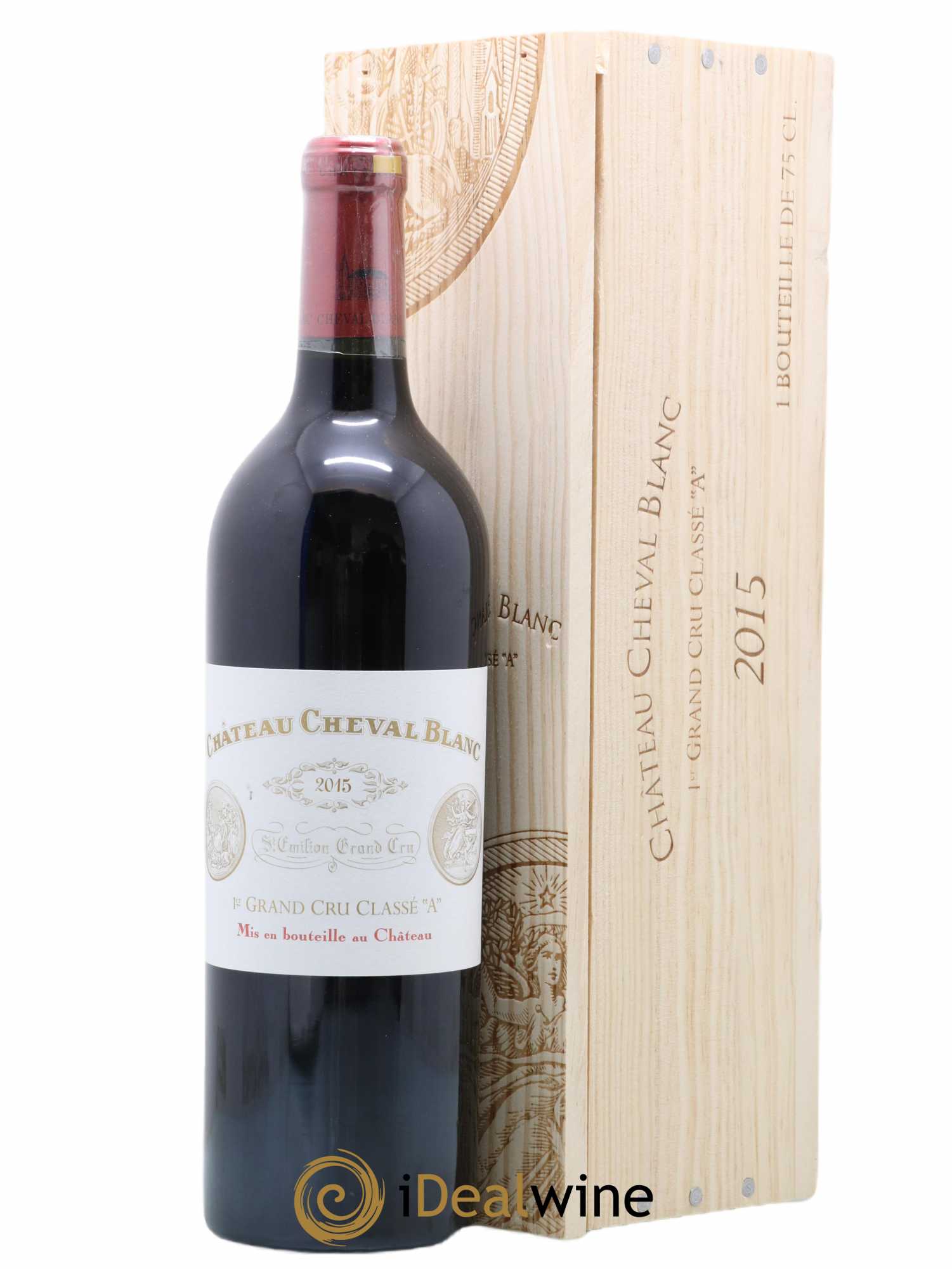 Château Cheval Blanc 1er Grand Cru Classé A 2015 - Lot de 1 bouteille - 0