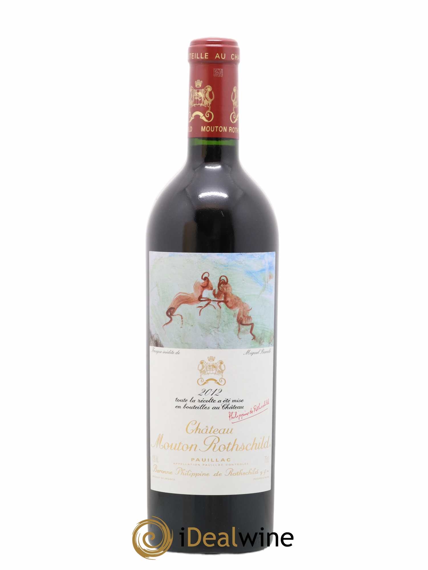 Château Mouton Rothschild 1er Grand Cru Classé 2012 - Lot de 1 bouteille - 1
