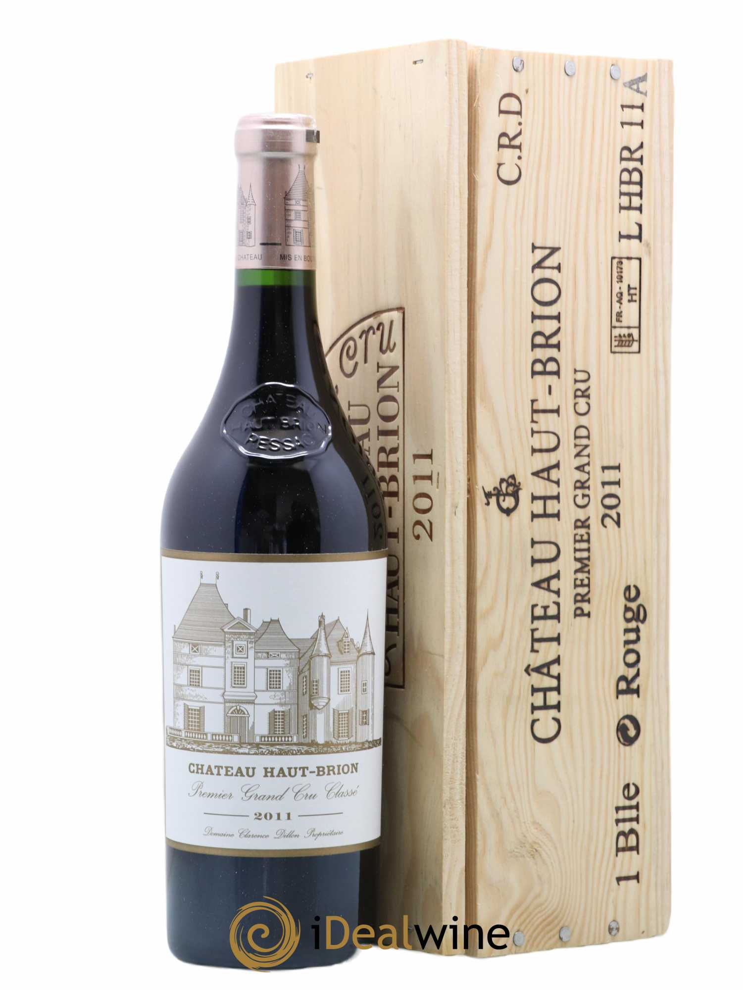 Château Haut Brion 1er Grand Cru Classé 2011 - Lot de 1 bouteille - 0