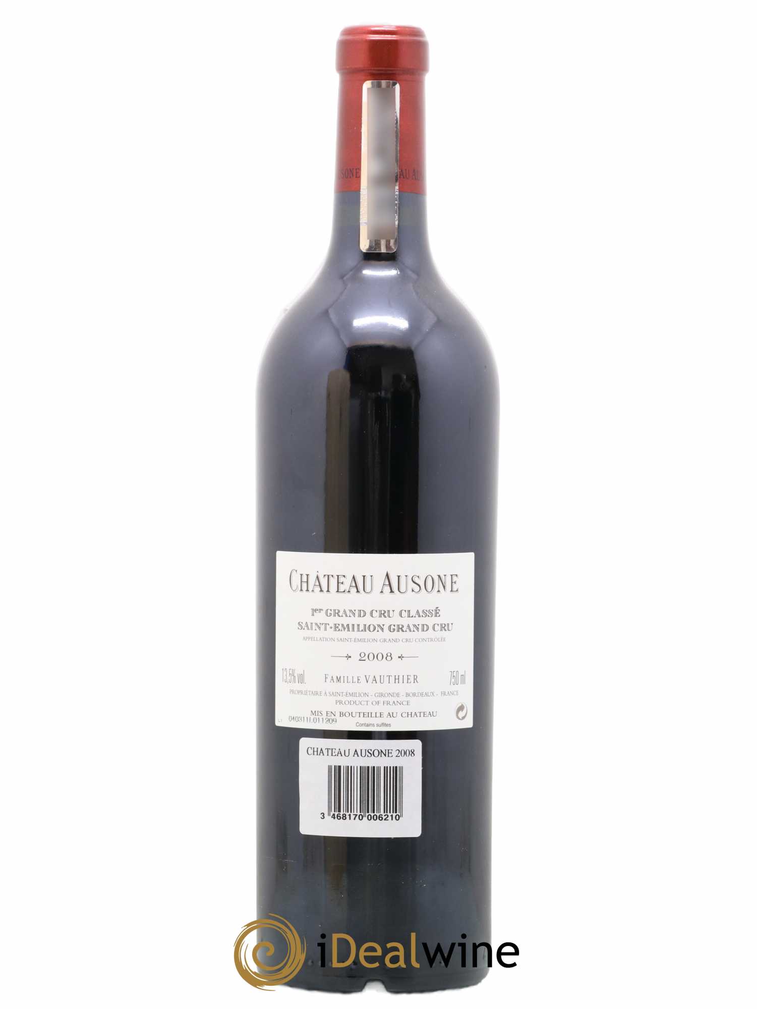 Château Ausone 1er Grand Cru Classé A 2008 - Lot de 1 bouteille - 2