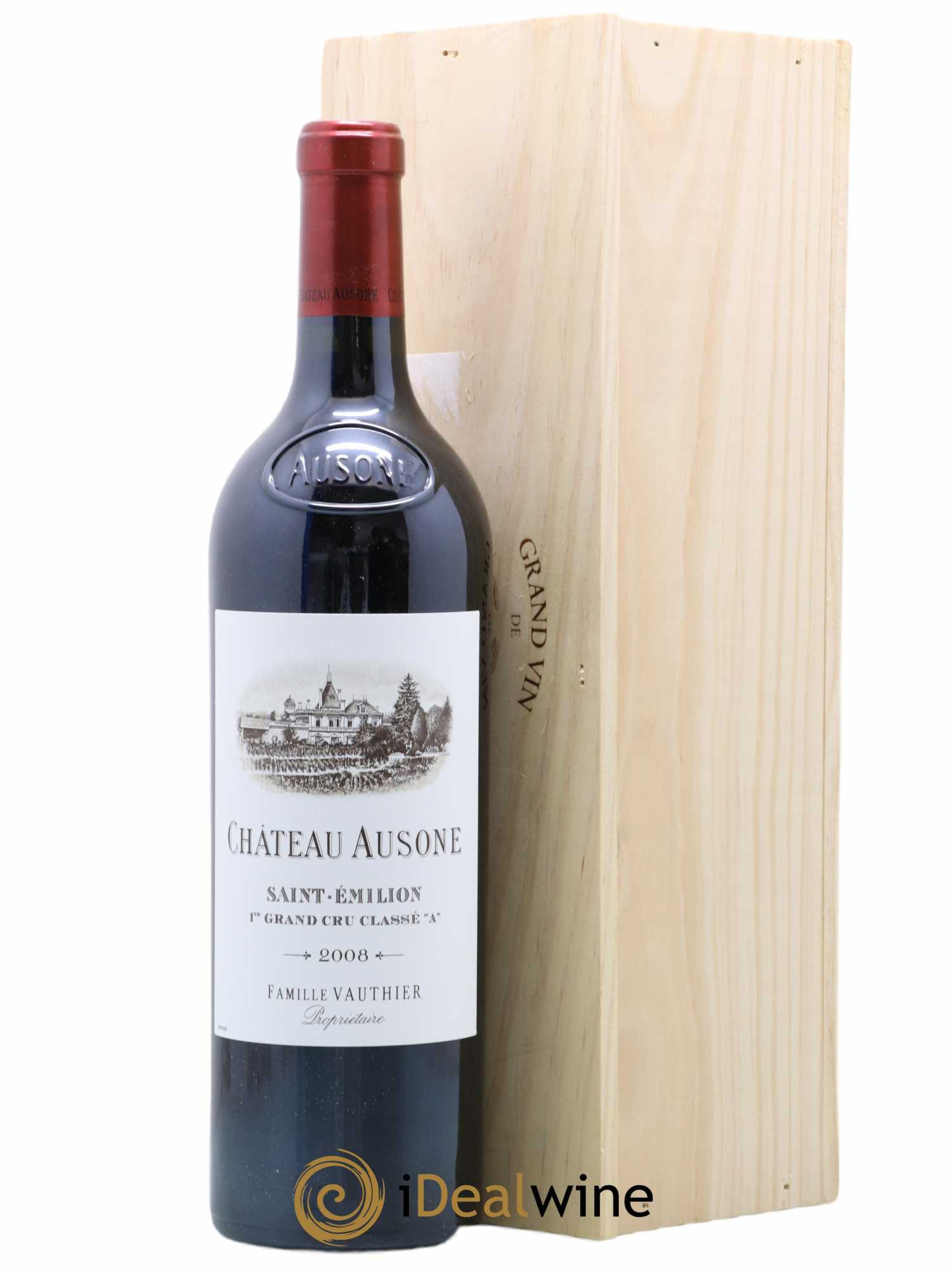 Château Ausone 1er Grand Cru Classé A 2008 - Lot de 1 bouteille - 0
