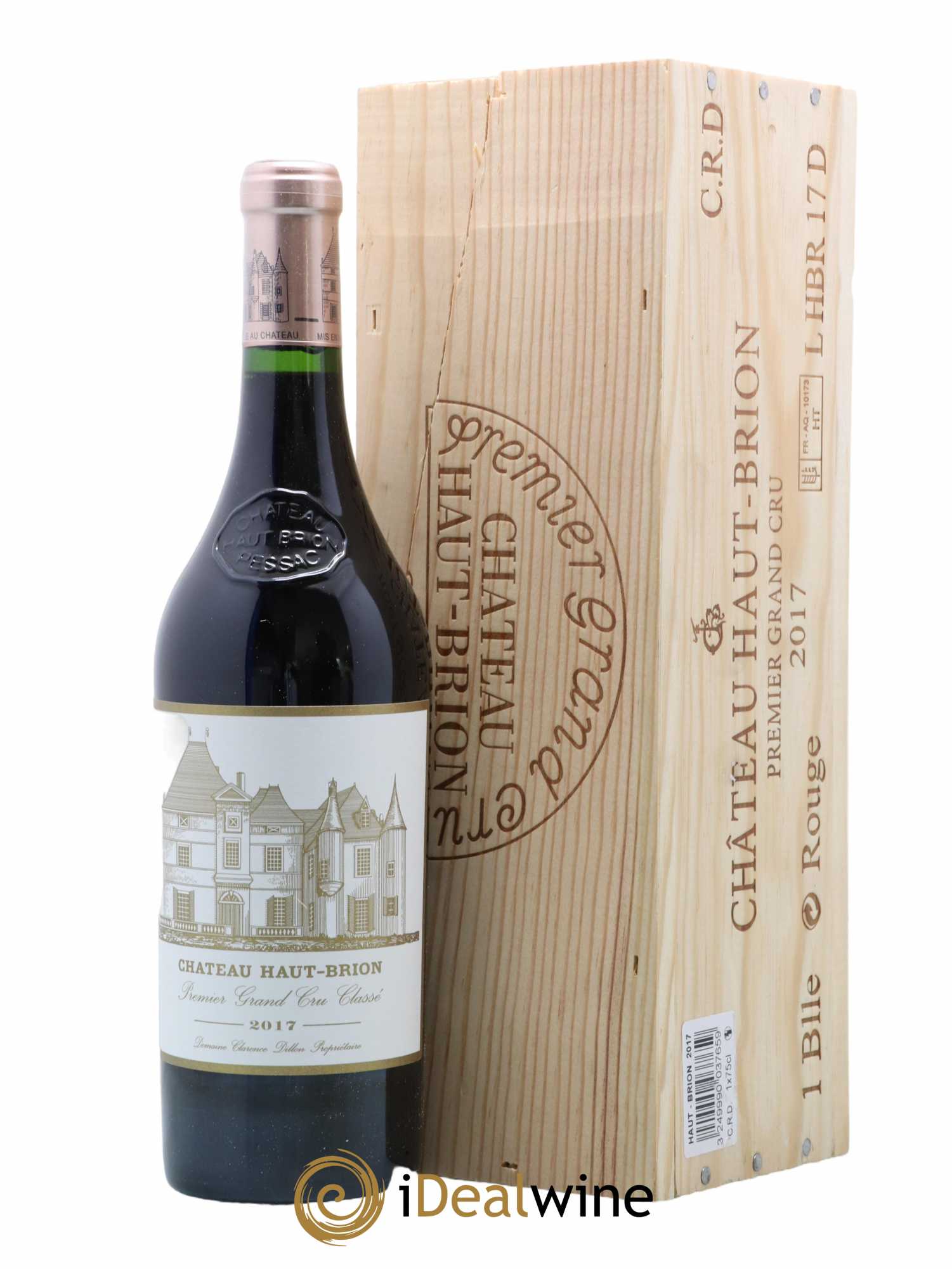 Château Haut Brion 1er Grand Cru Classé 2017 - Lot de 1 bouteille - 0