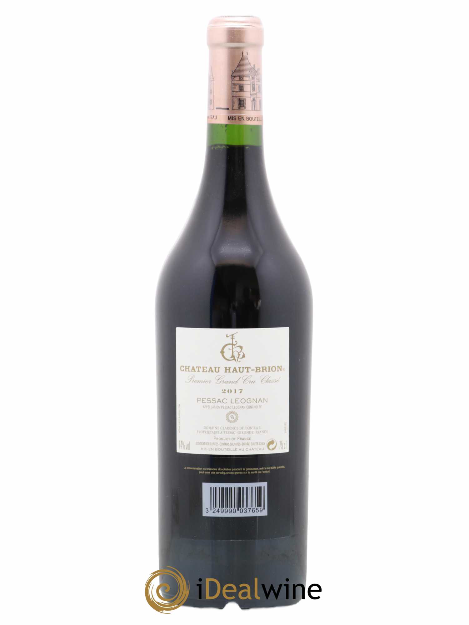 Château Haut Brion 1er Grand Cru Classé 2017 - Lot de 1 bouteille - 2