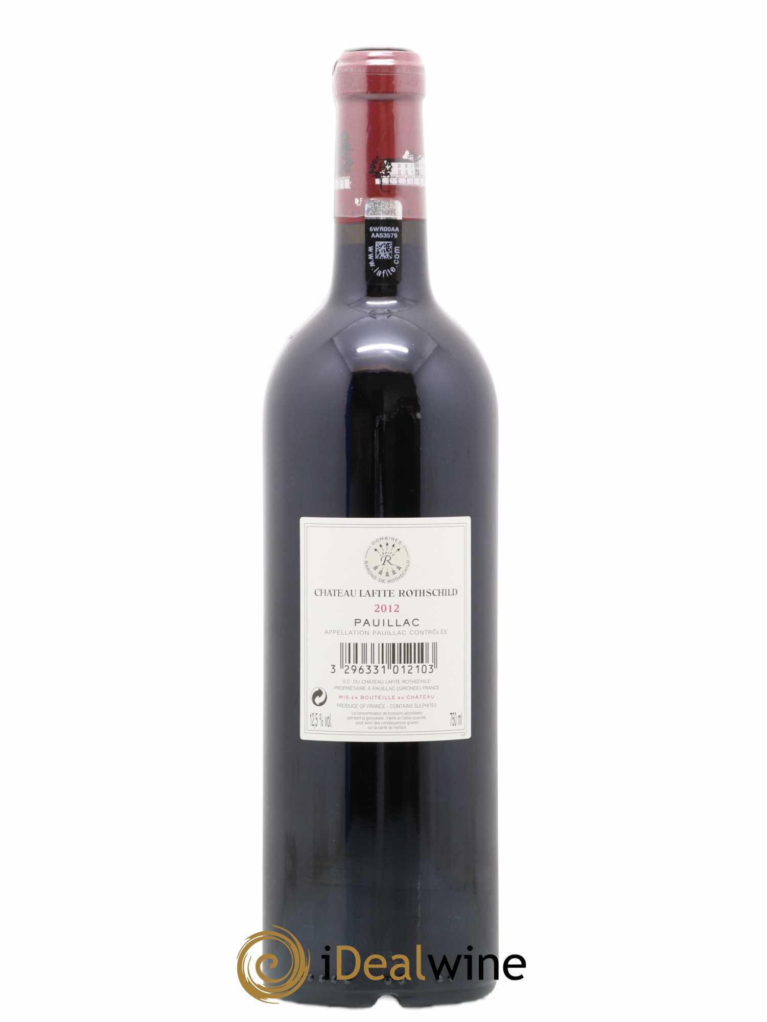 Château Lafite Rothschild 1er Grand Cru Classé 2012 - Lot de 1 bouteille - 2