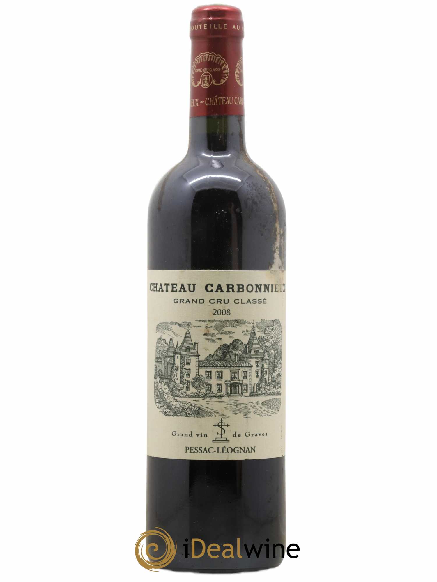 Château Carbonnieux Cru Classé de Graves 2008 - Lot de 1 bouteille - 0