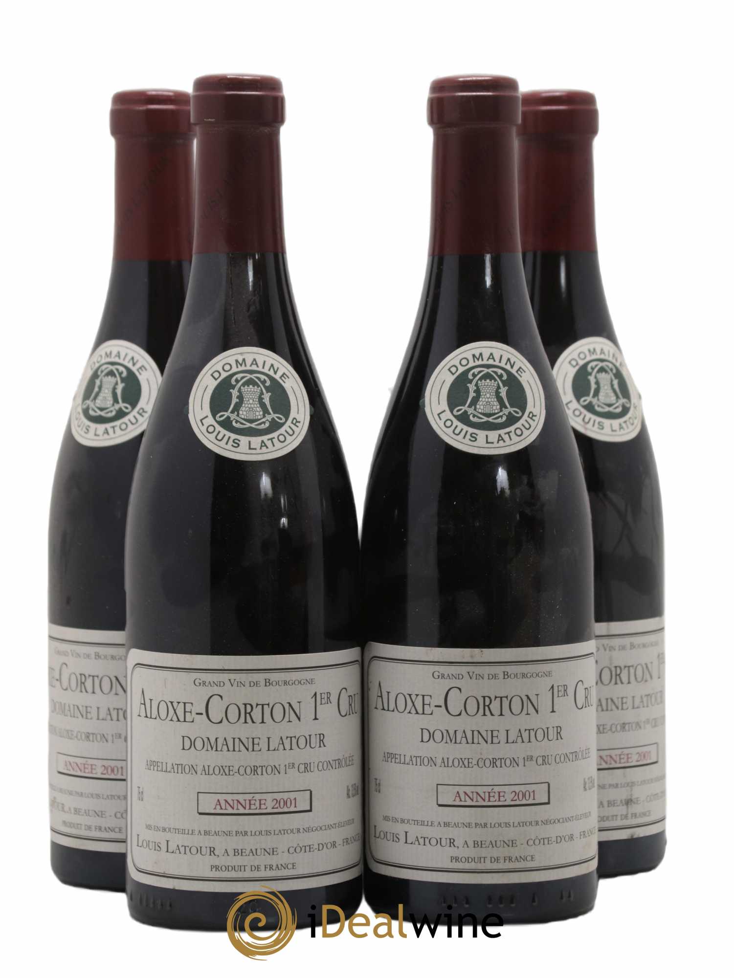 Aloxe-Corton 1er Cru Louis Latour 2001 - Lot de 4 bouteilles - 0