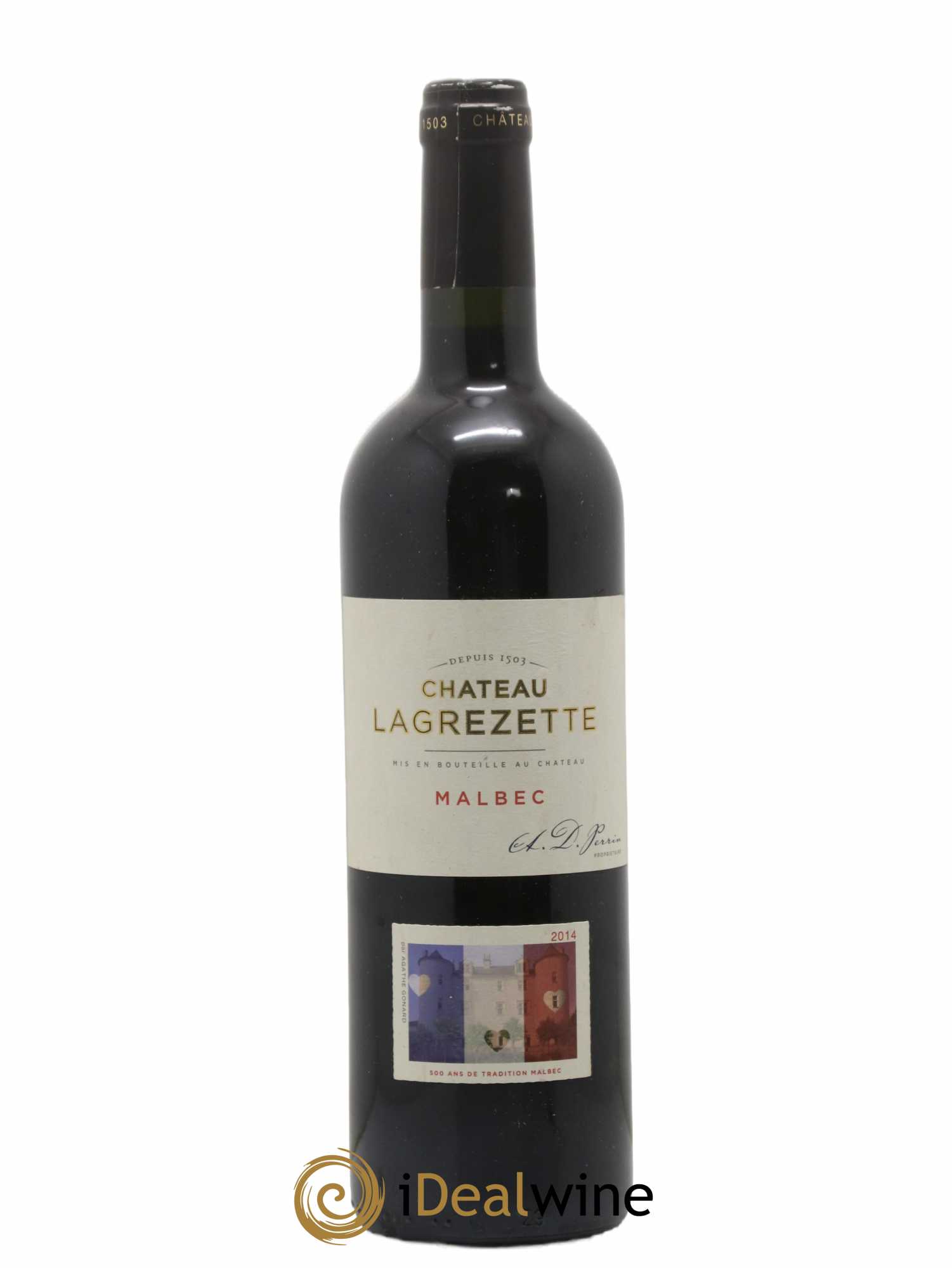 Cahors Château Lagrezette 2014 - Lot de 1 bouteille - 0