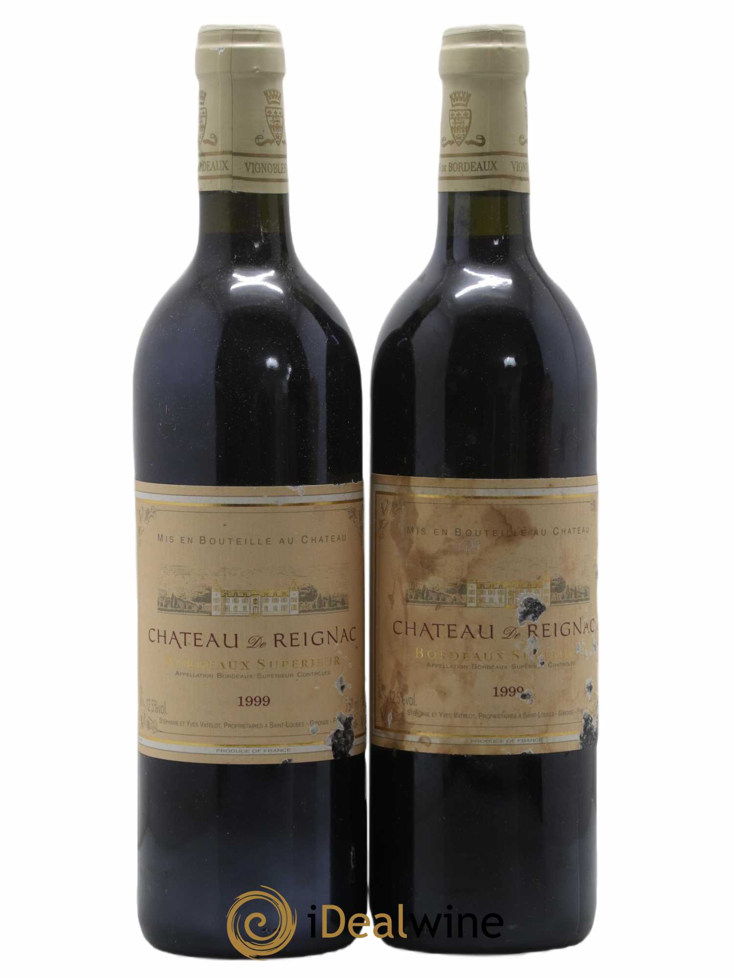 Château de Reignac Second Vin 1999 - Lot de 2 bouteilles - 0