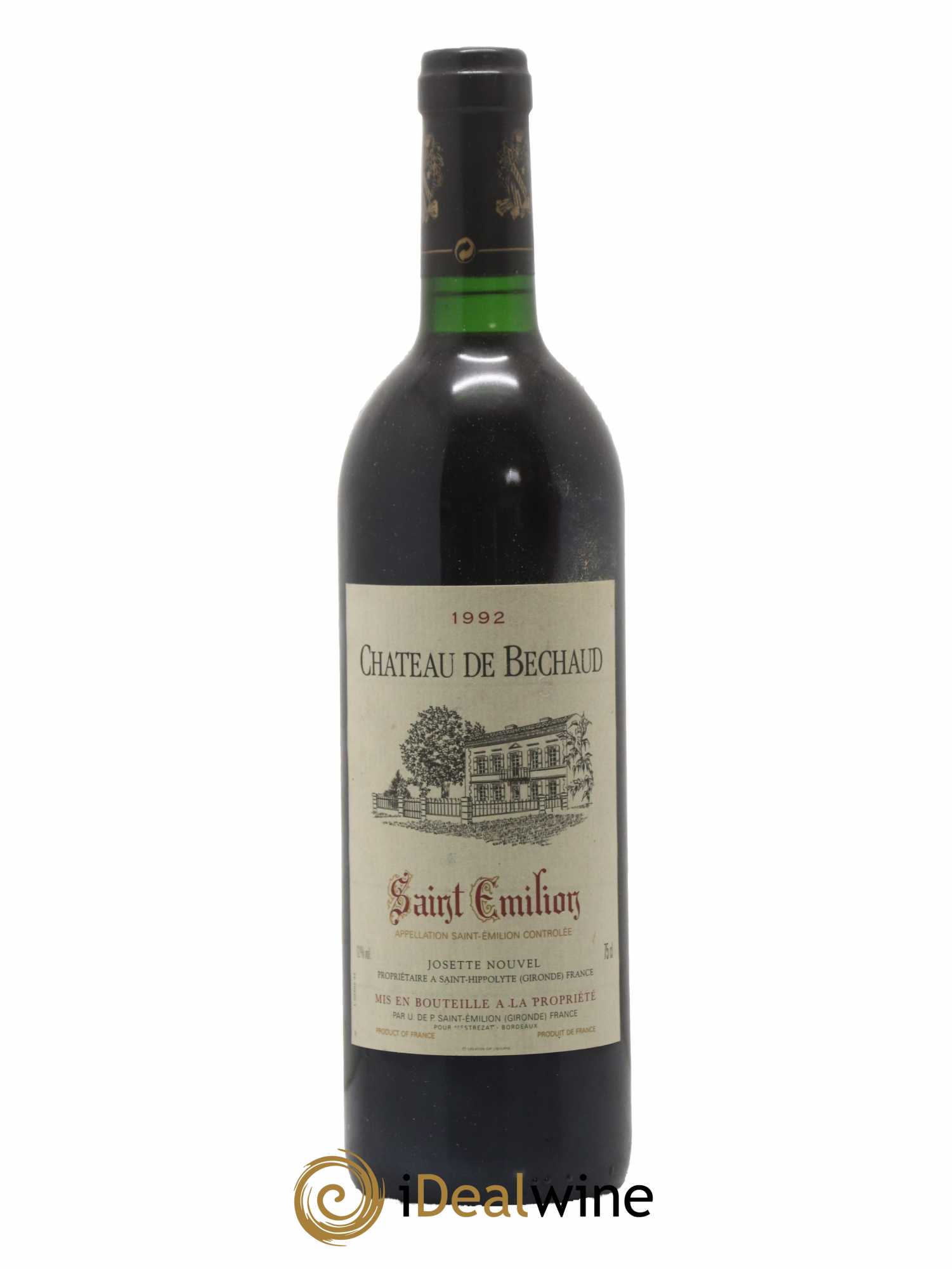 Saint-Émilion Chateau De Bechaud 1992 - Lot de 1 bouteille - 0