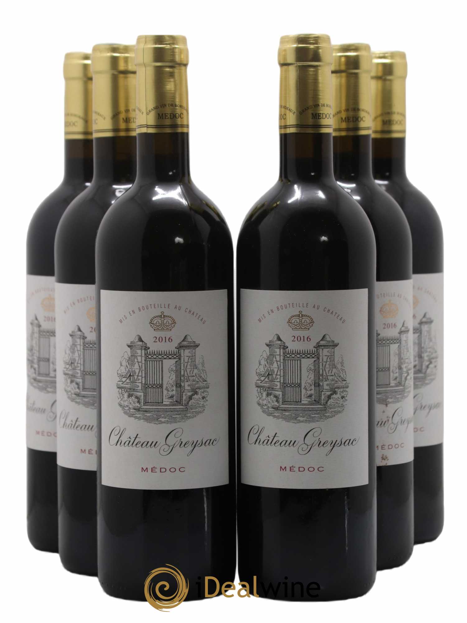 Château Greysac Cru Bourgeois 2016 - Lot de 6 bouteilles - 0