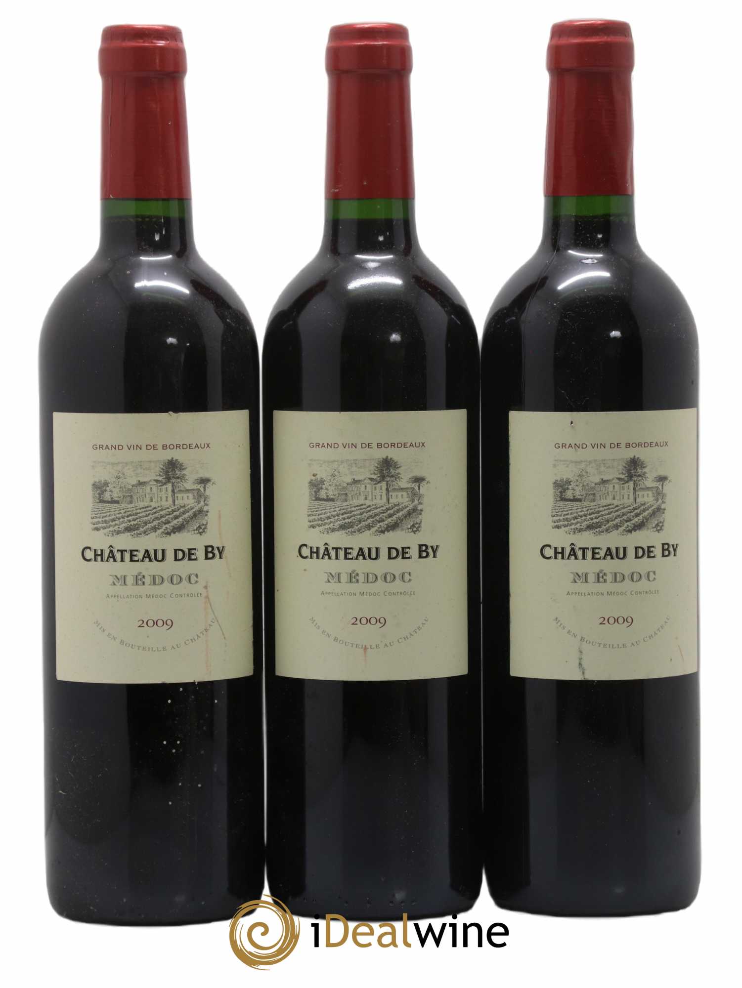 Médoc Château de By (sans prix de réserve) 2009 - Lot de 3 bouteilles - 0
