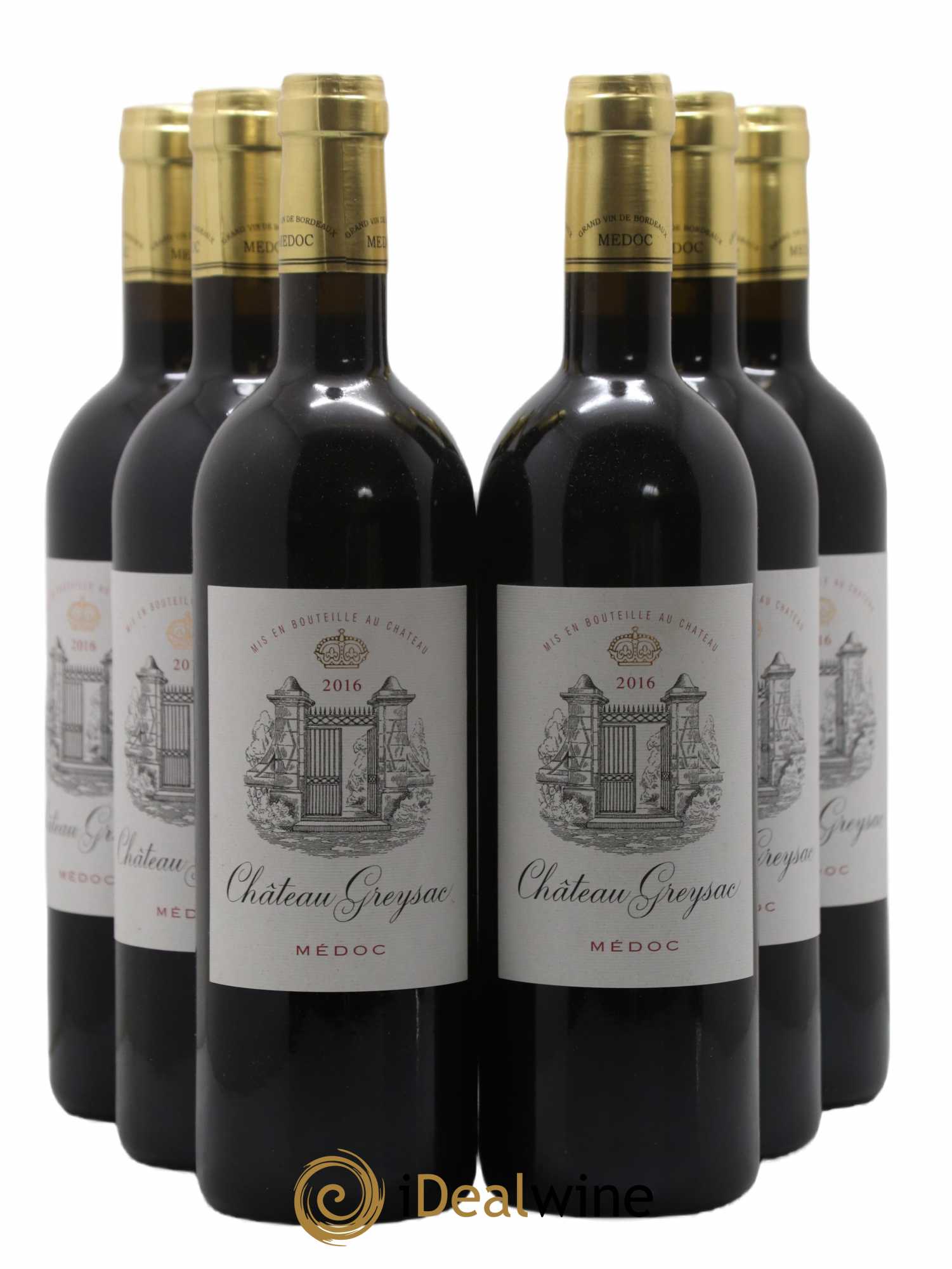 Château Greysac Cru Bourgeois 2016 - Lot de 6 bouteilles - 0