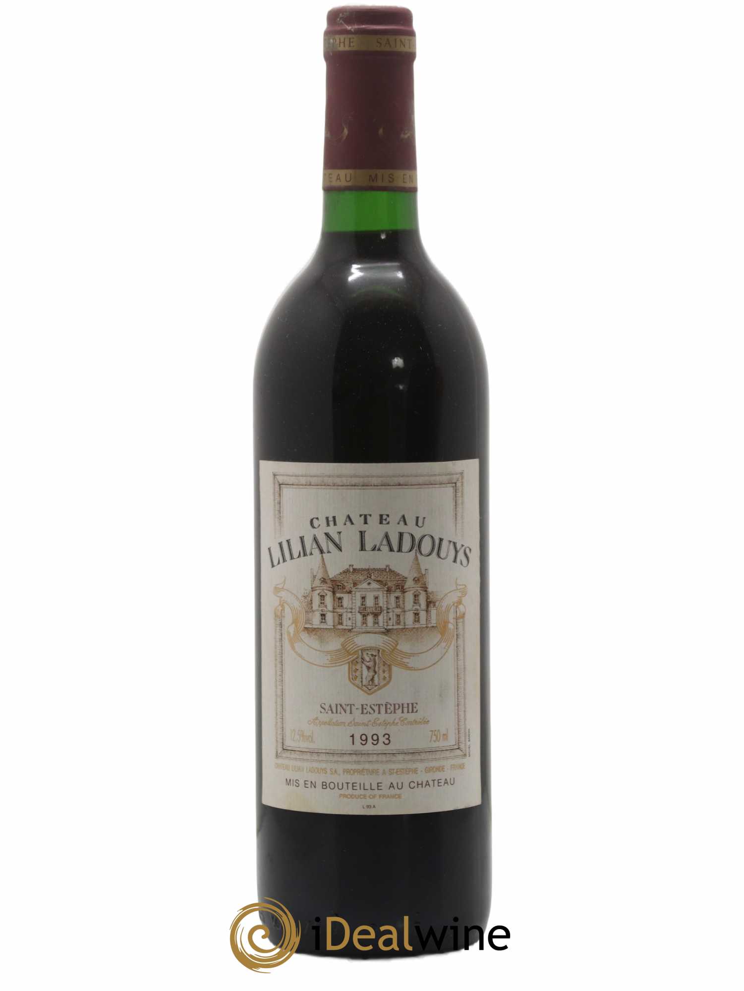 Château Lilian Ladouys Cru Bourgeois 1993 - Lot de 1 bouteille - 0