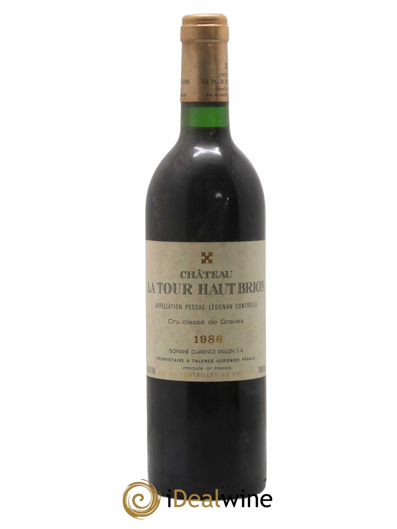 Château la Tour Haut-Brion Cru Classé de Graves 1986 - Lot de 1 bouteille - 0