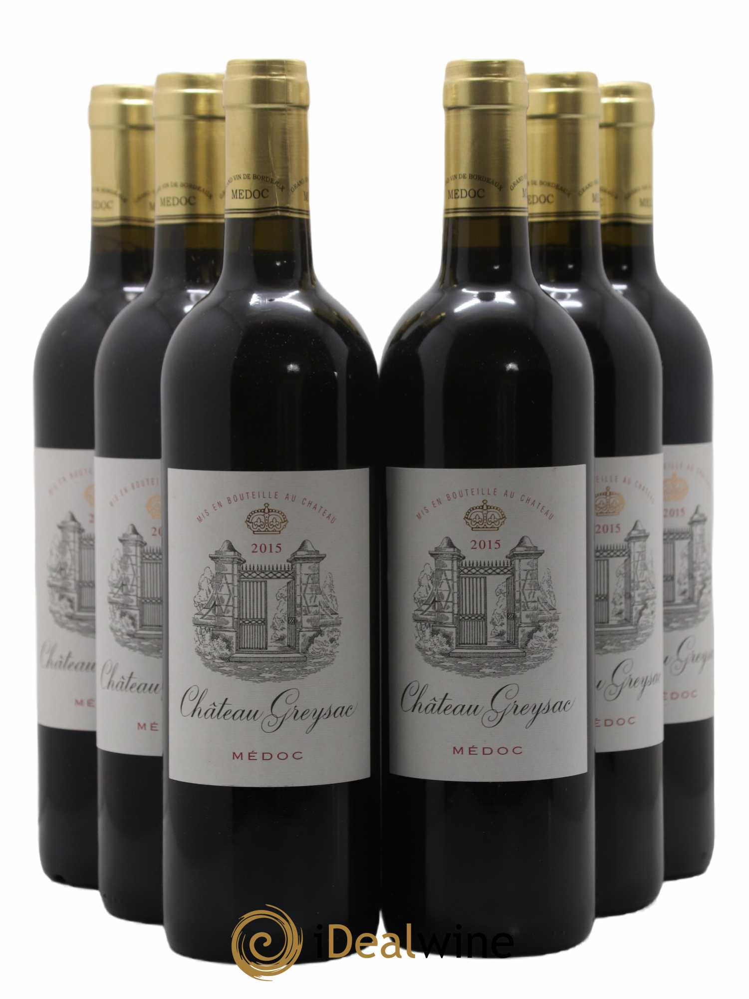 Château Greysac Cru Bourgeois 2015 - Lot de 6 bouteilles - 0