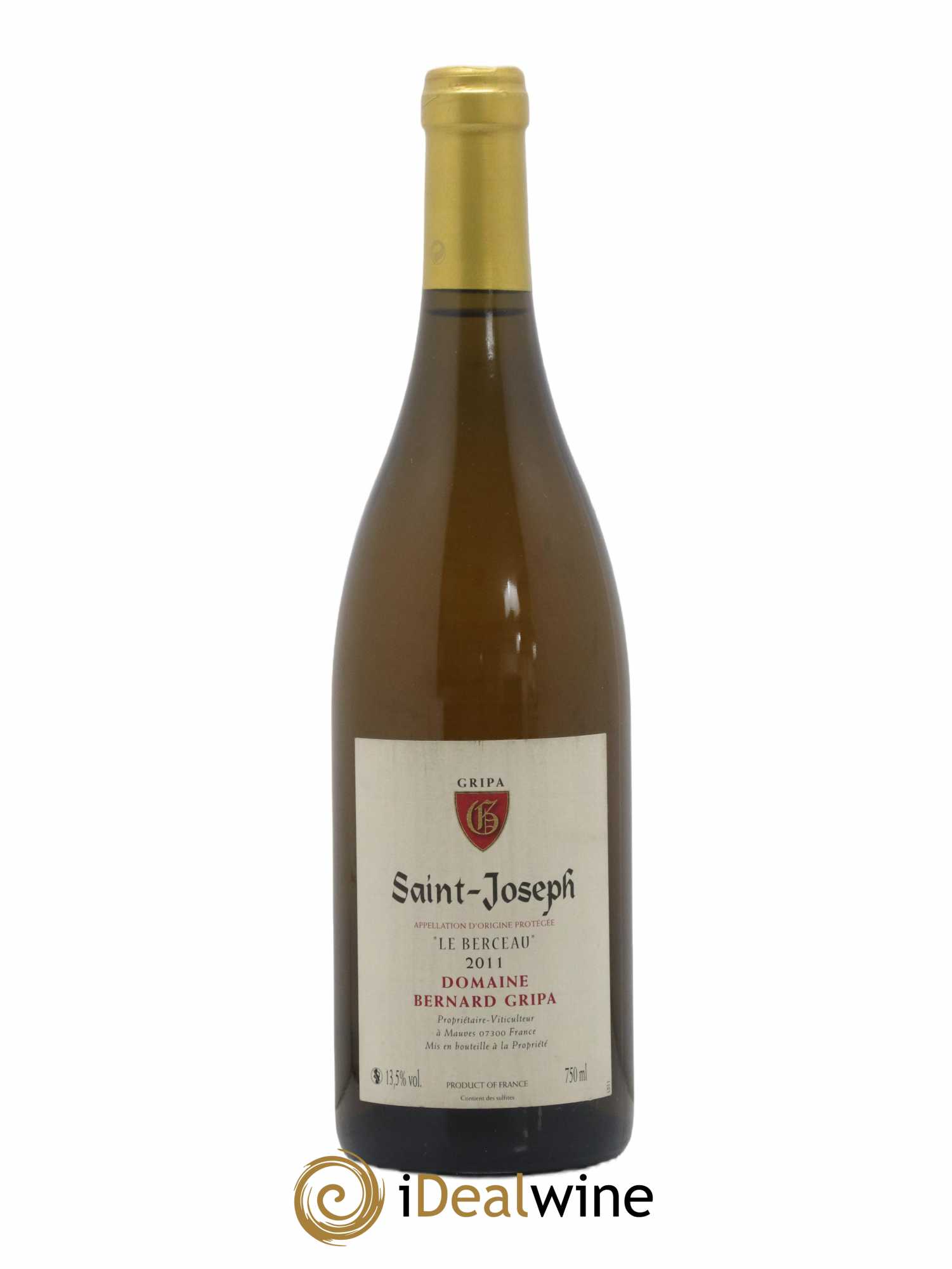 Saint-Joseph Bernard Gripa (Domaine) 2011 - Posten von 1 Flasche - 0