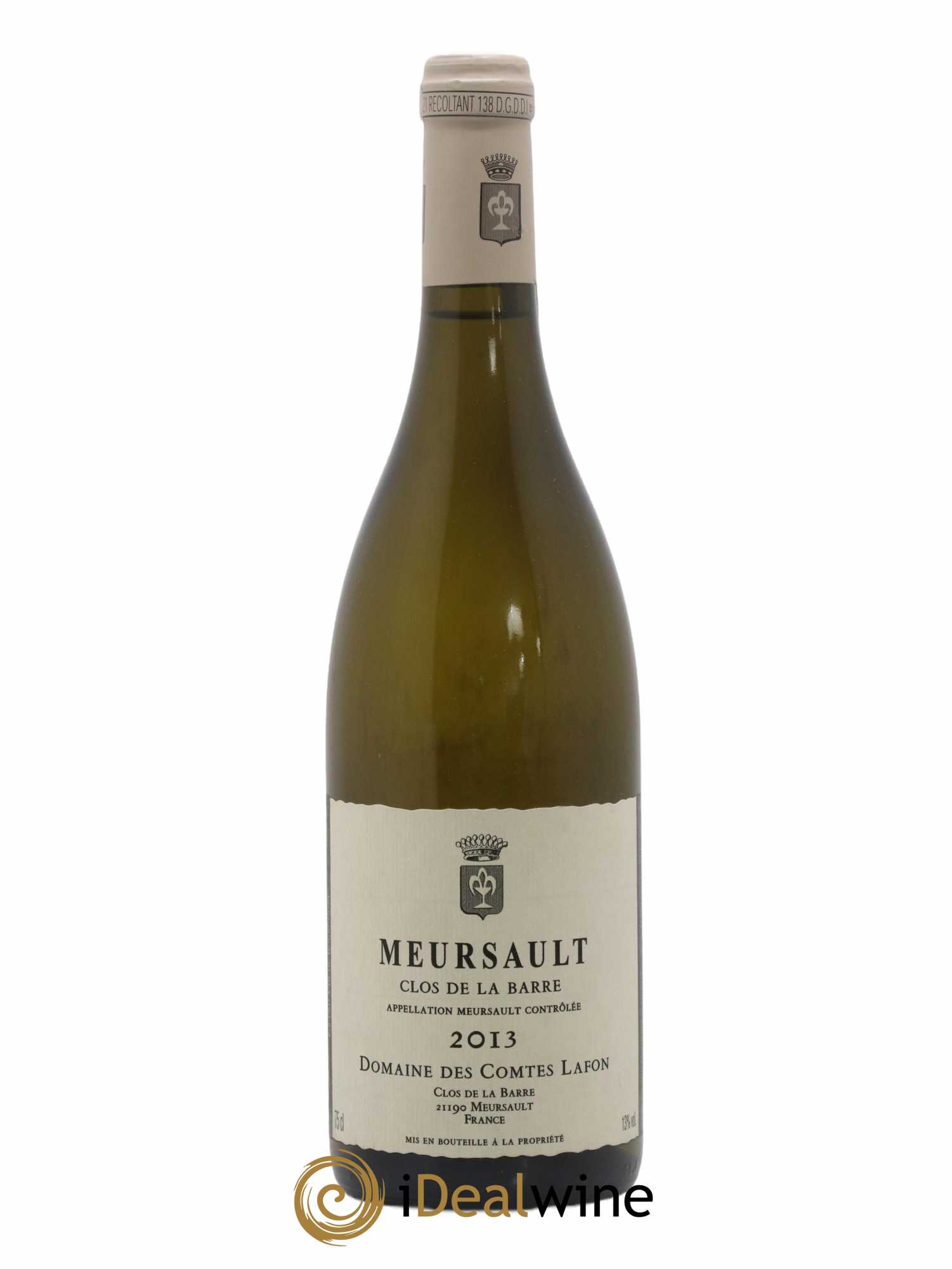 Meursault Clos de la Barre Comtes Lafon (Domaine des) 2013 - Lot de 1 bouteille - 0