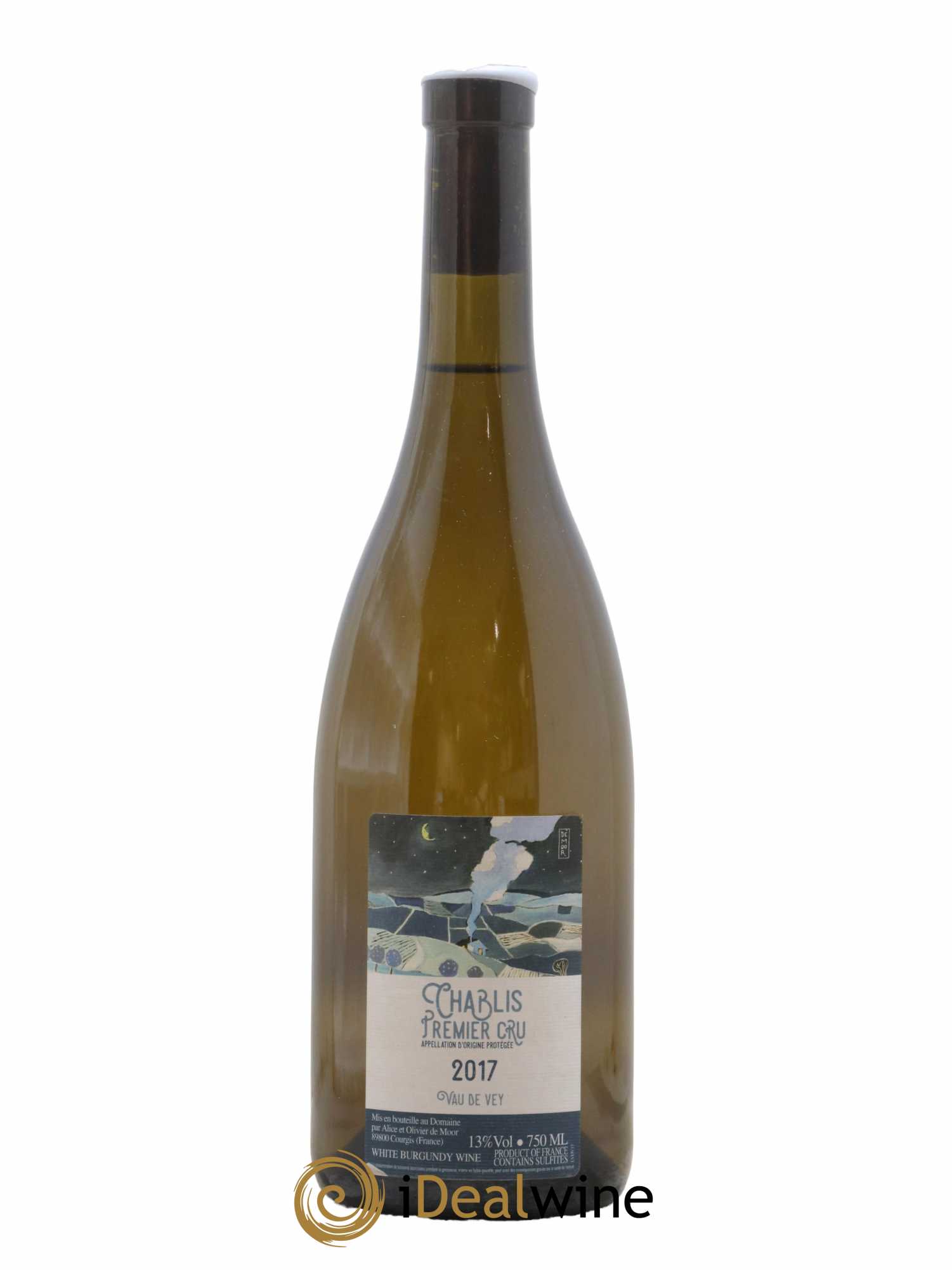 Chablis 1er Cru Vau de Vey Alice et Olivier De Moor 2017 - Lot of 1 bottle - 0