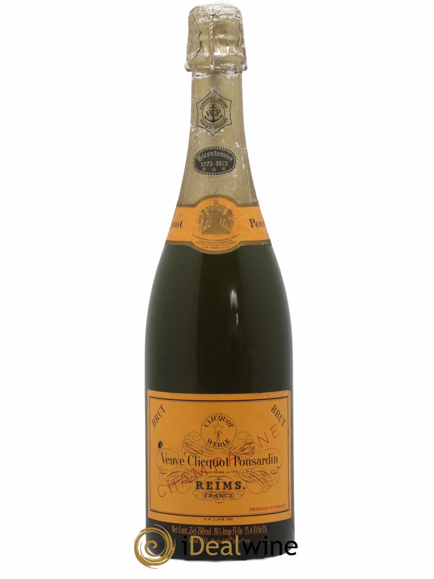 Carte Jaune Brut Veuve Clicquot - Lot de 1 bouteille - 0