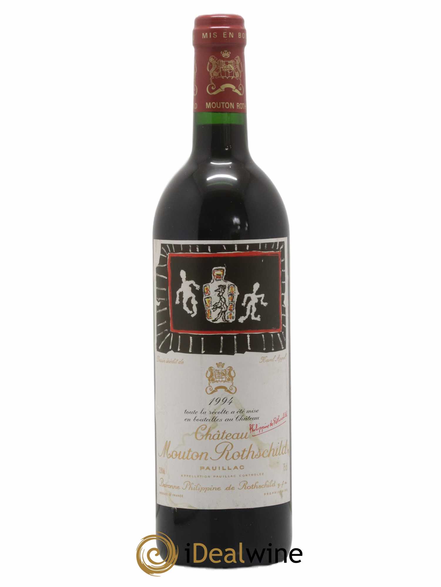 Château Mouton Rothschild 1er Grand Cru Classé 1994 - Lot de 1 bouteille - 0