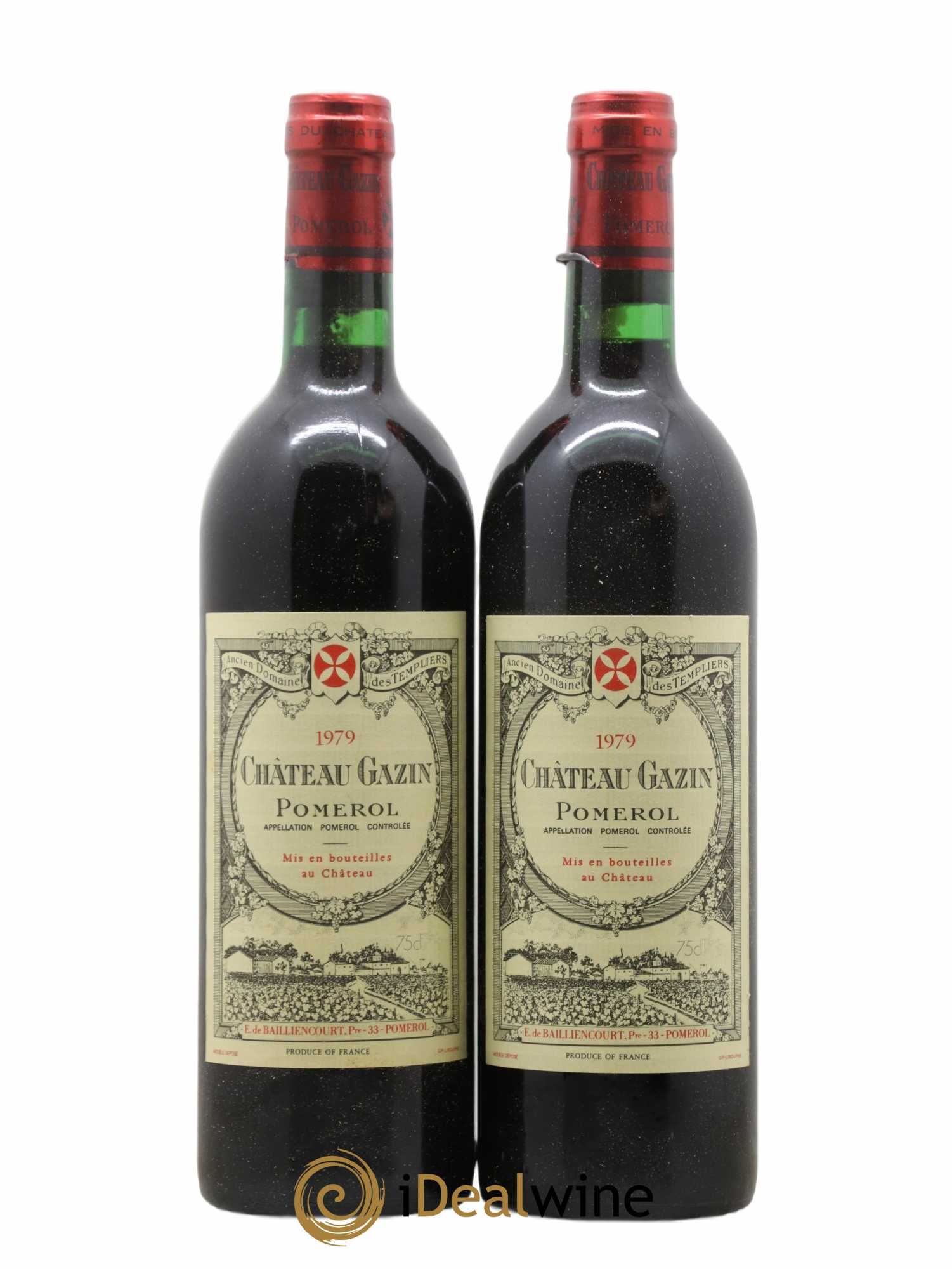Château Gazin 1979 - Lot de 2 bouteilles - 0