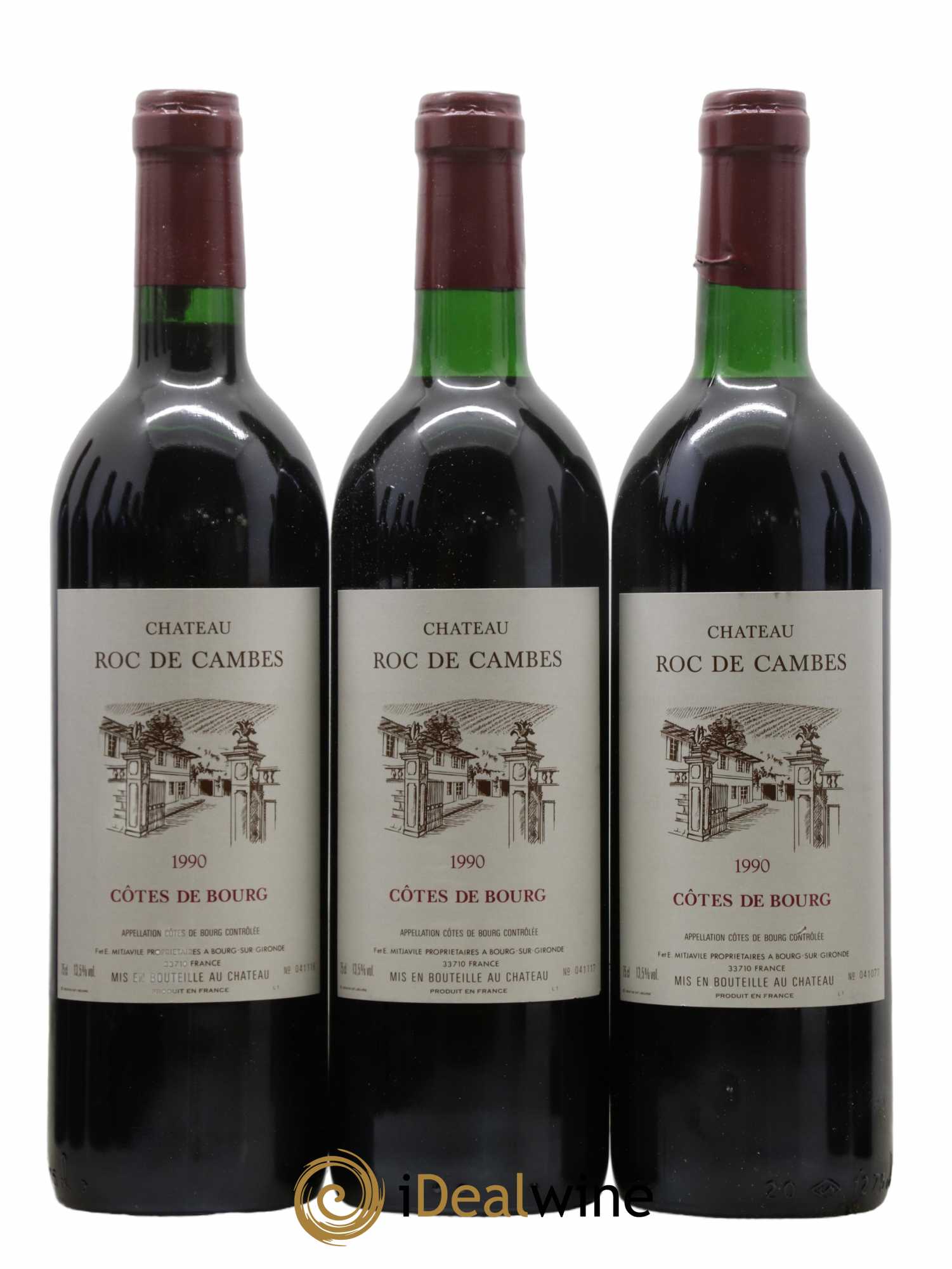 Roc de Cambes 1990 - Posten von 12 Flaschen - 1