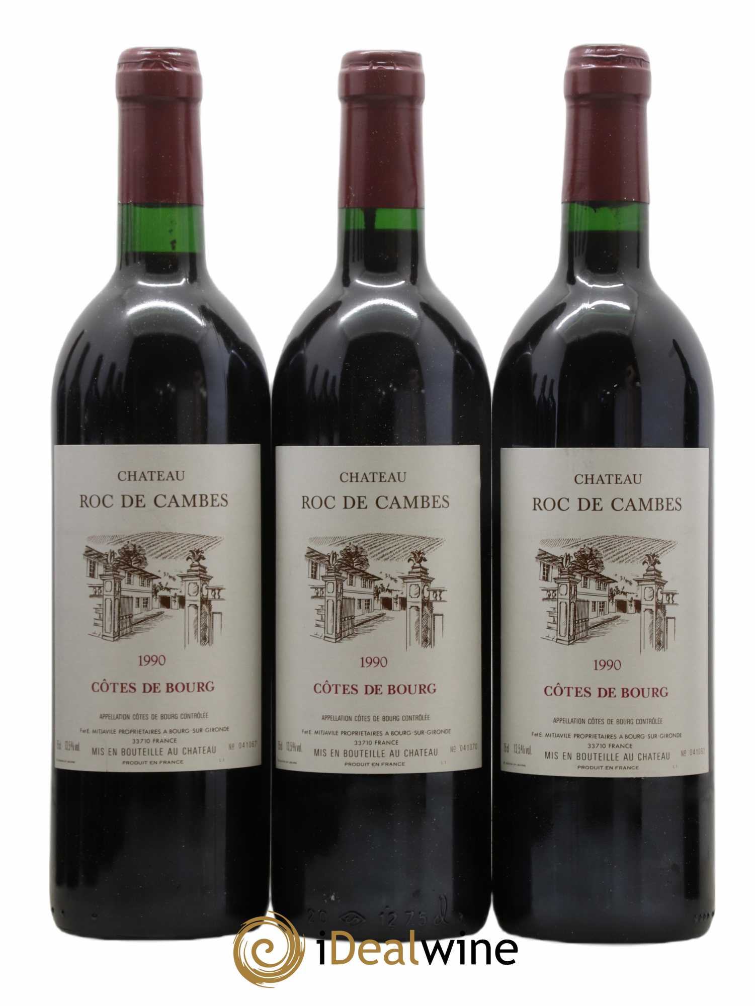Roc de Cambes 1990 - Posten von 12 Flaschen - 2