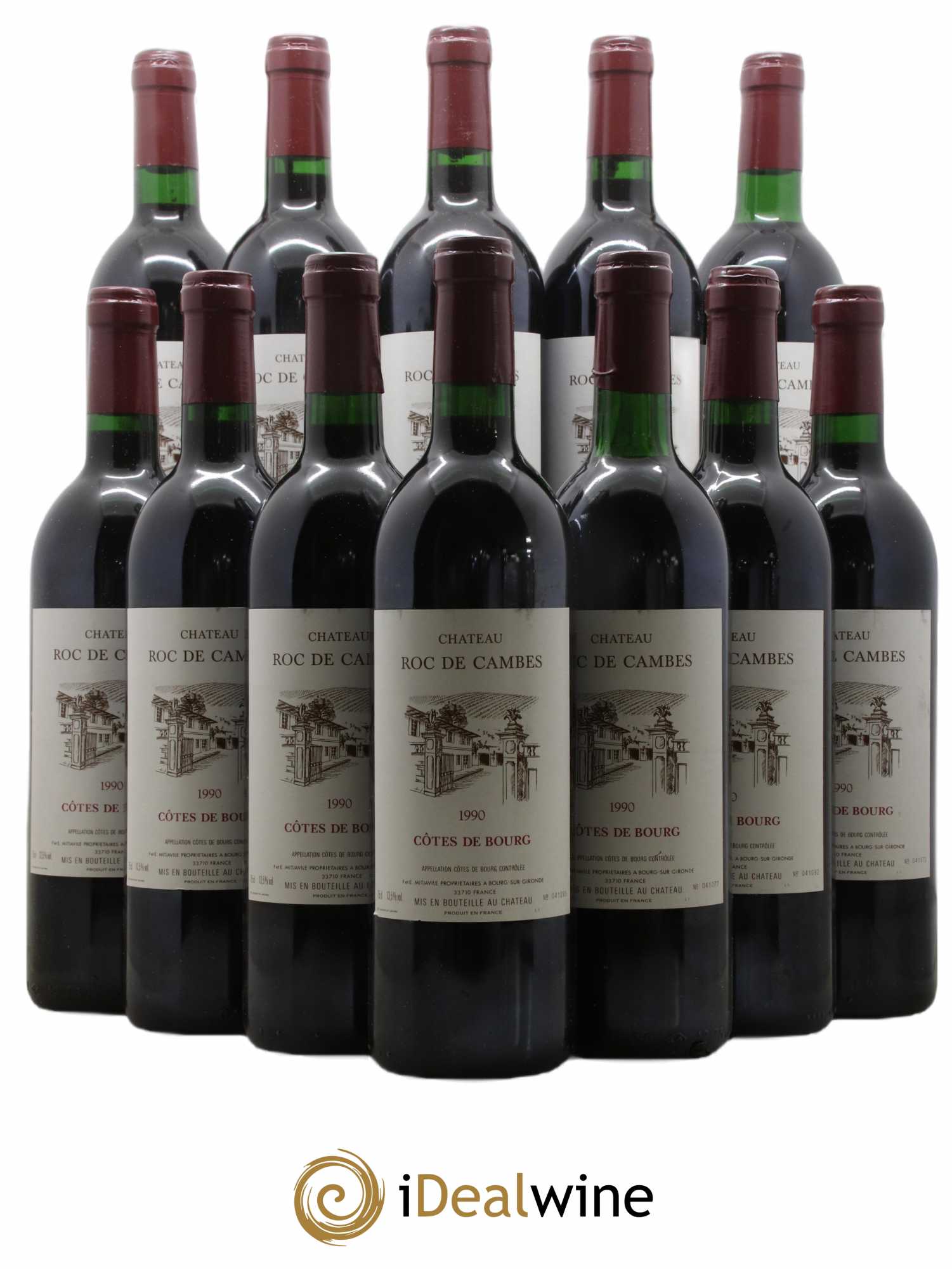 Roc de Cambes 1990 - Posten von 12 Flaschen - 0