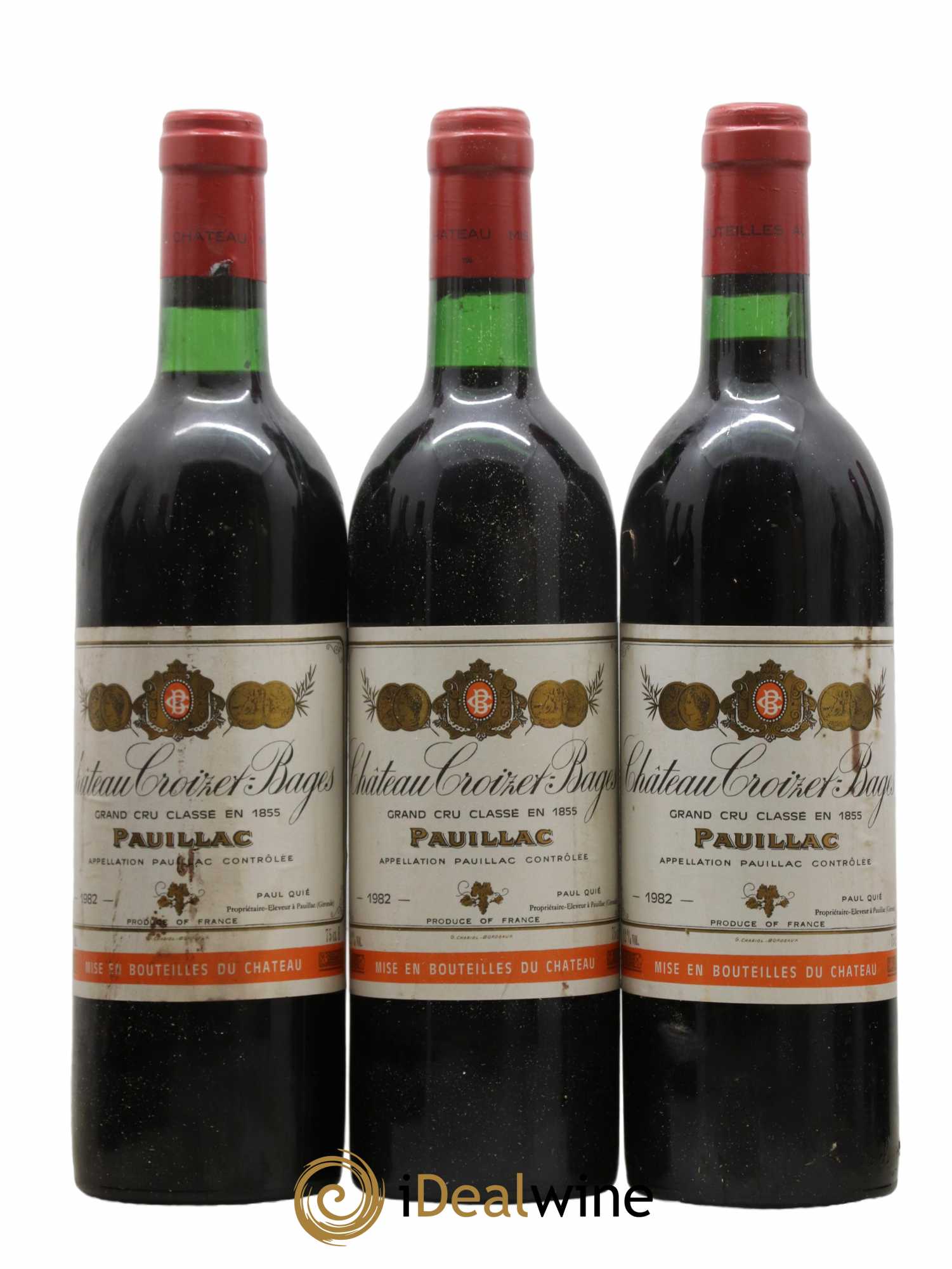Château Croizet Bages 5ème Grand Cru Classé 1982 - Lot de 12 bouteilles - 2