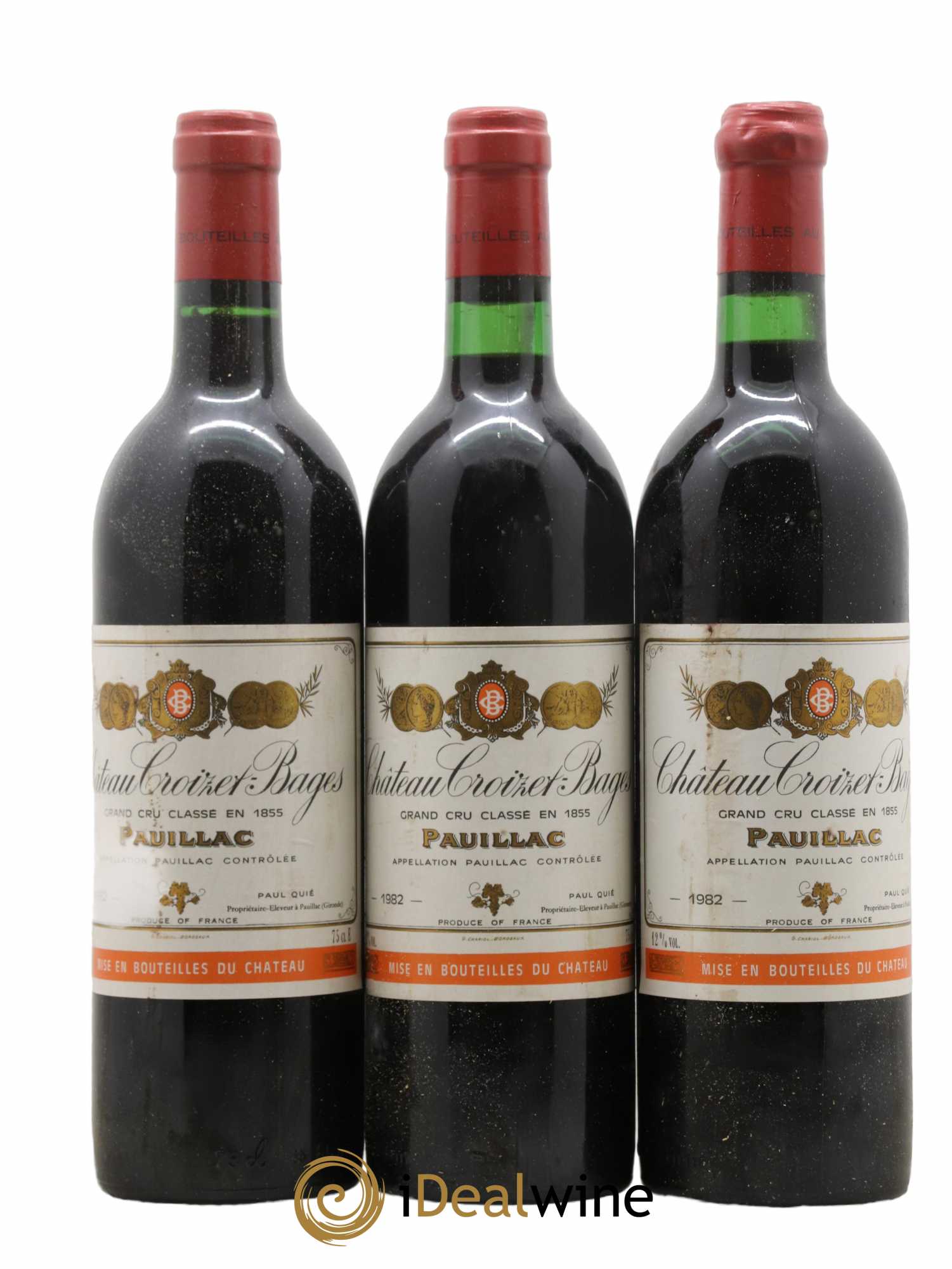 Château Croizet Bages 5ème Grand Cru Classé 1982 - Lot de 12 bouteilles - 4