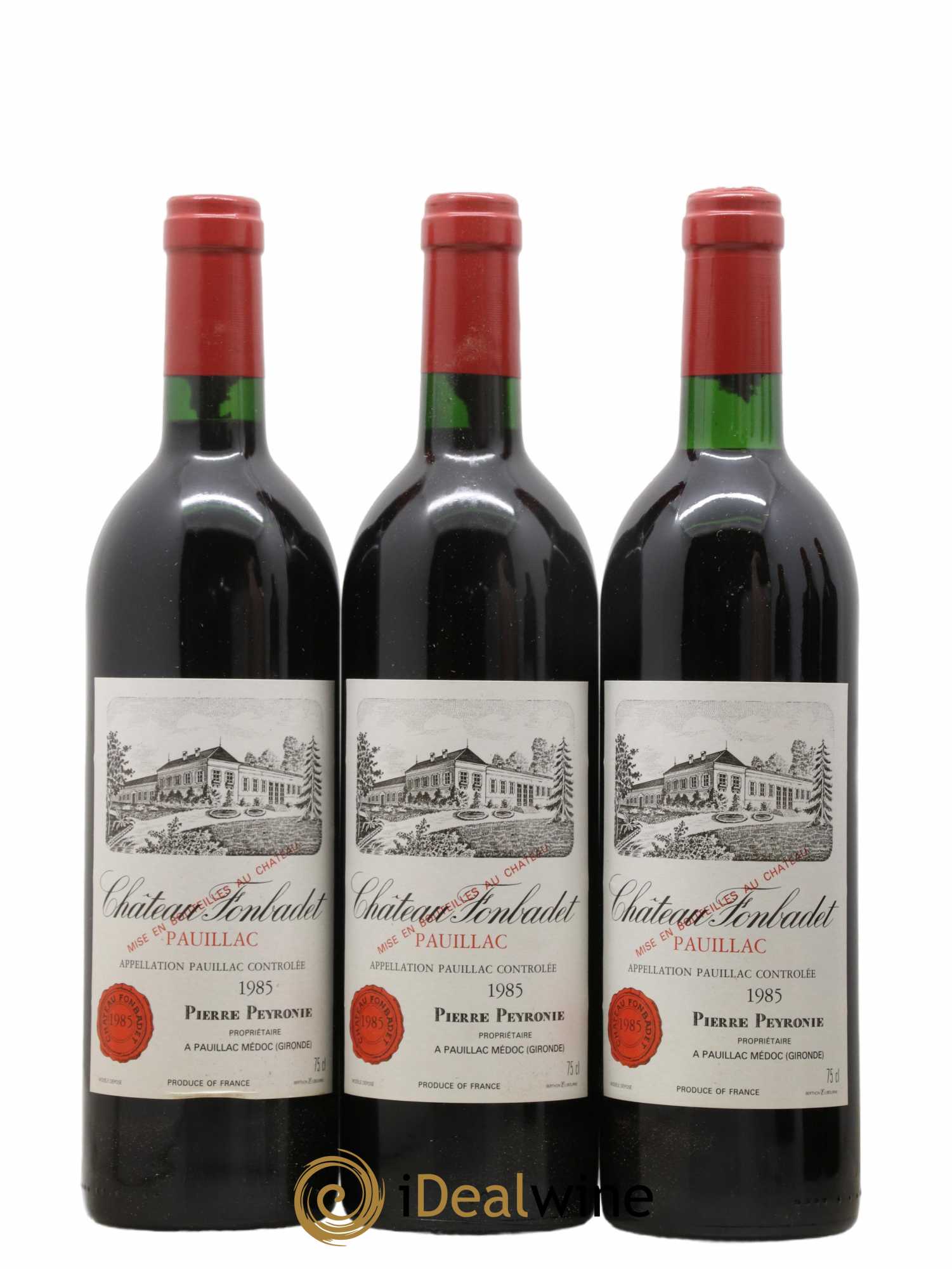 Château Fonbadet 1985 - Lot de 6 bouteilles - 1