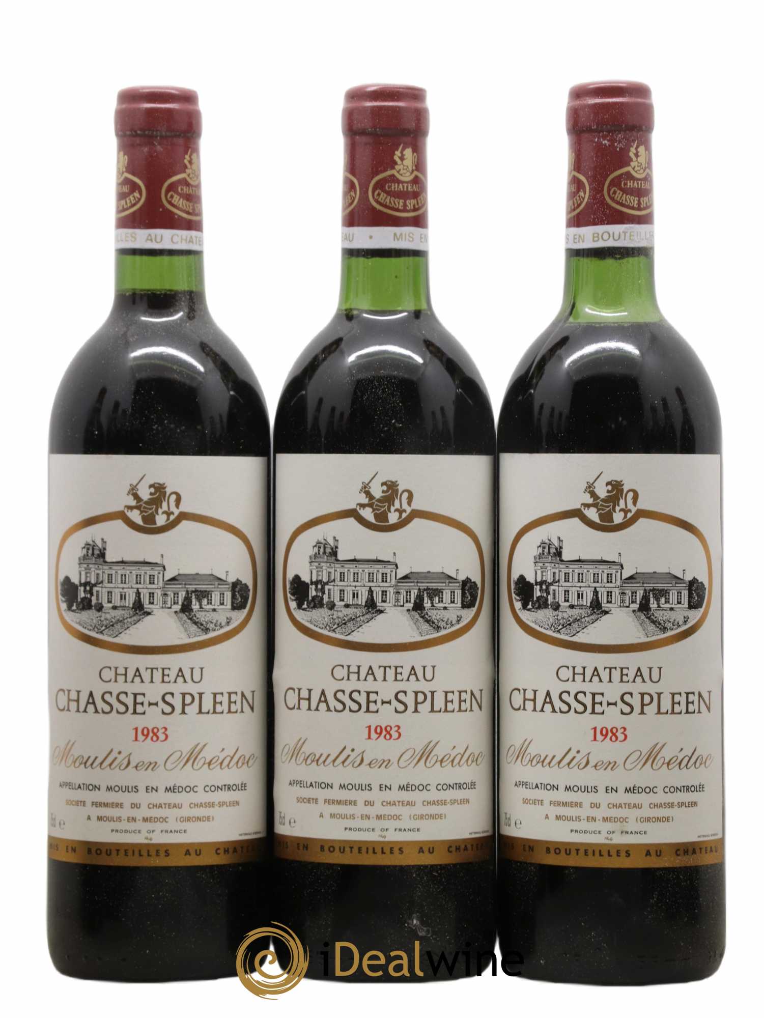 Château Chasse Spleen 1983 - Lot de 12 bouteilles - 1