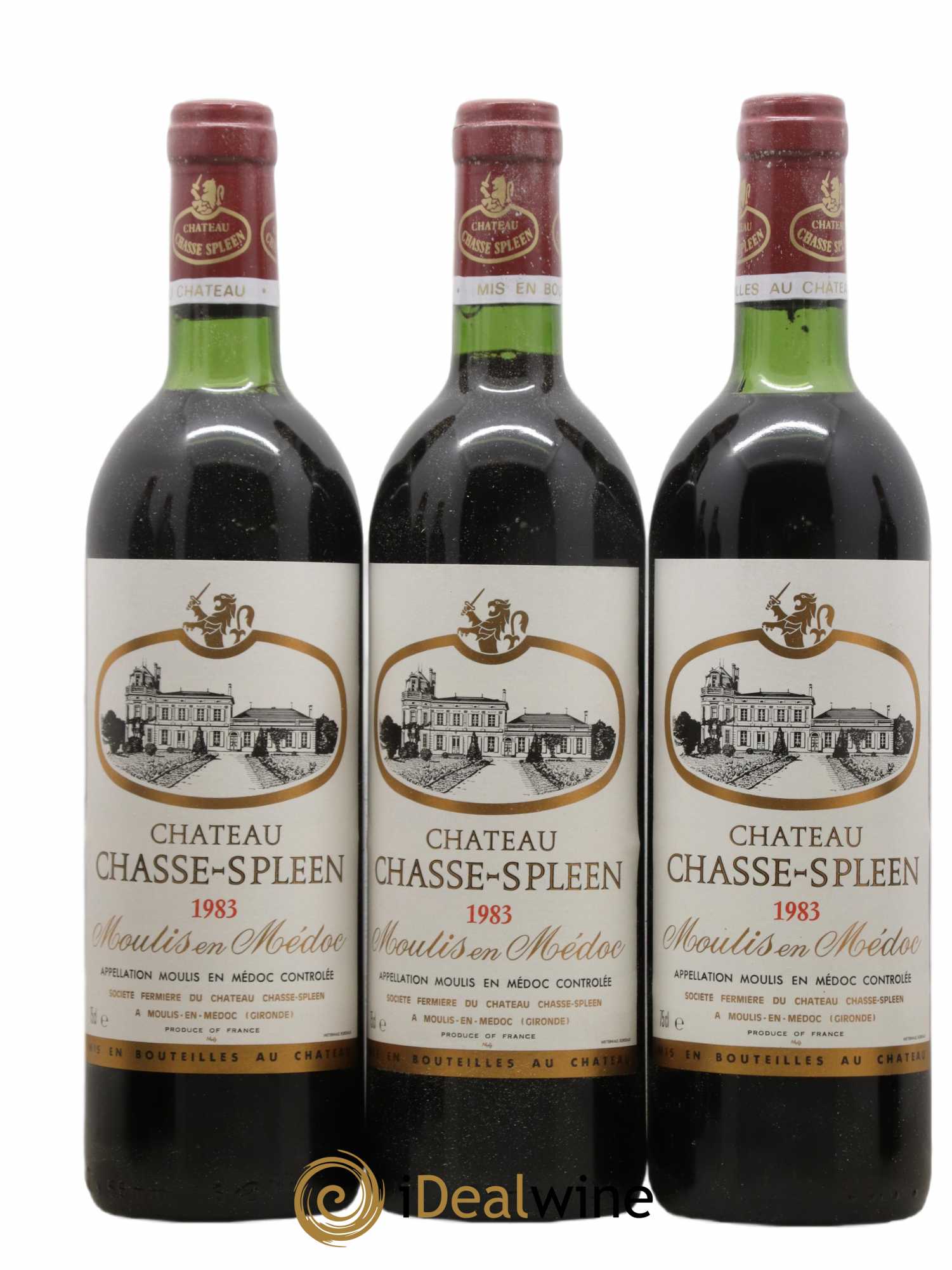 Château Chasse Spleen 1983 - Lot de 12 bouteilles - 3