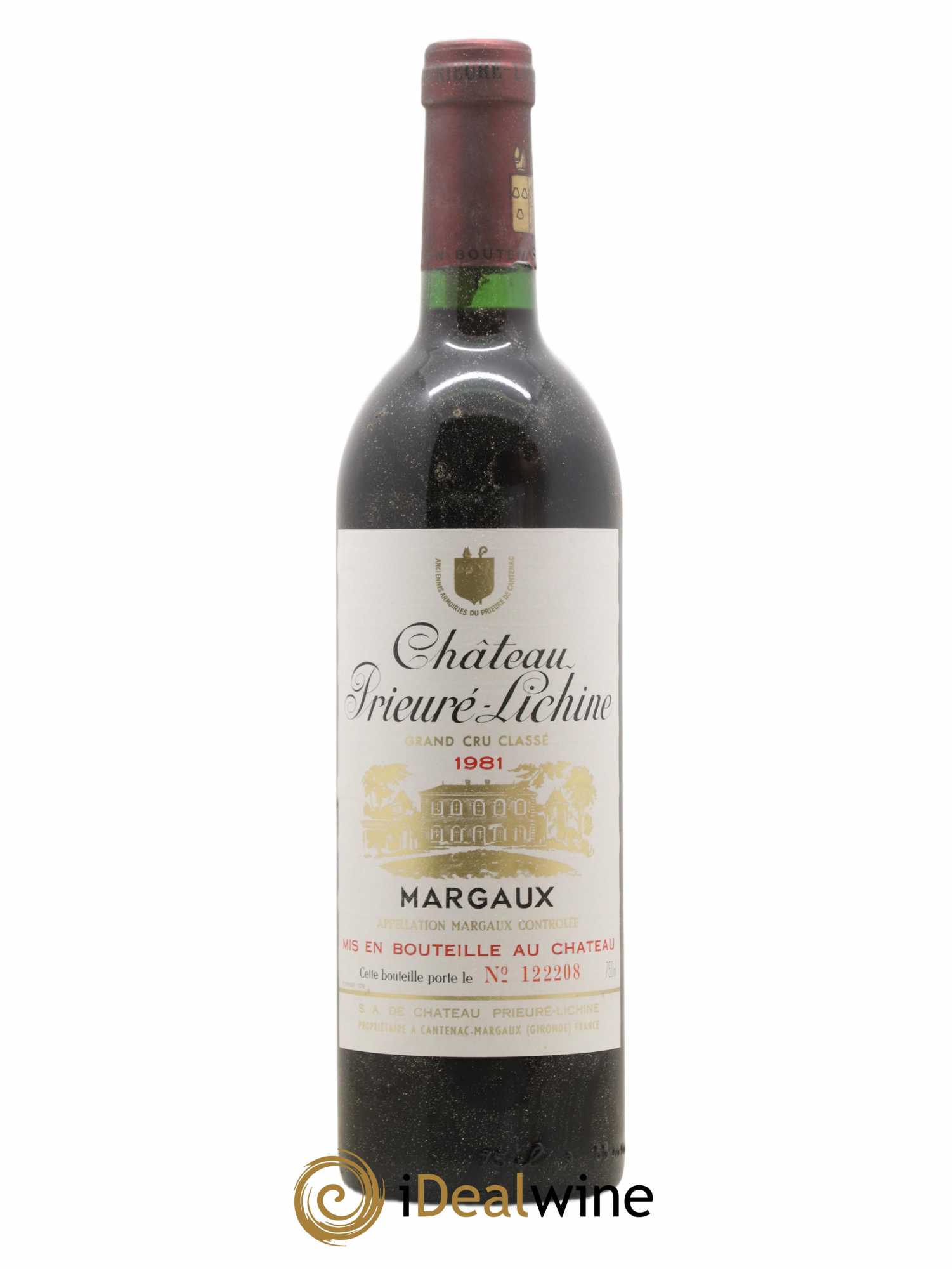 Château Prieuré Lichine 4ème Grand Cru Classé 1981 - Lot of 1 bottle - 0