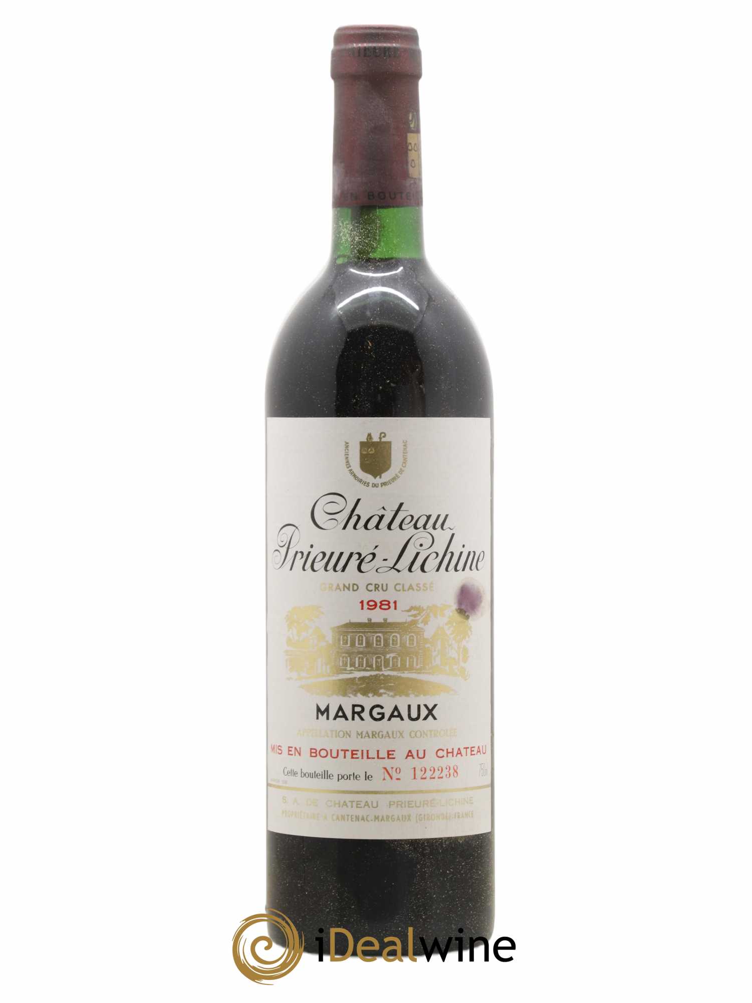 Château Prieuré Lichine 4ème Grand Cru Classé 1981 - Lot of 1 bottle - 0