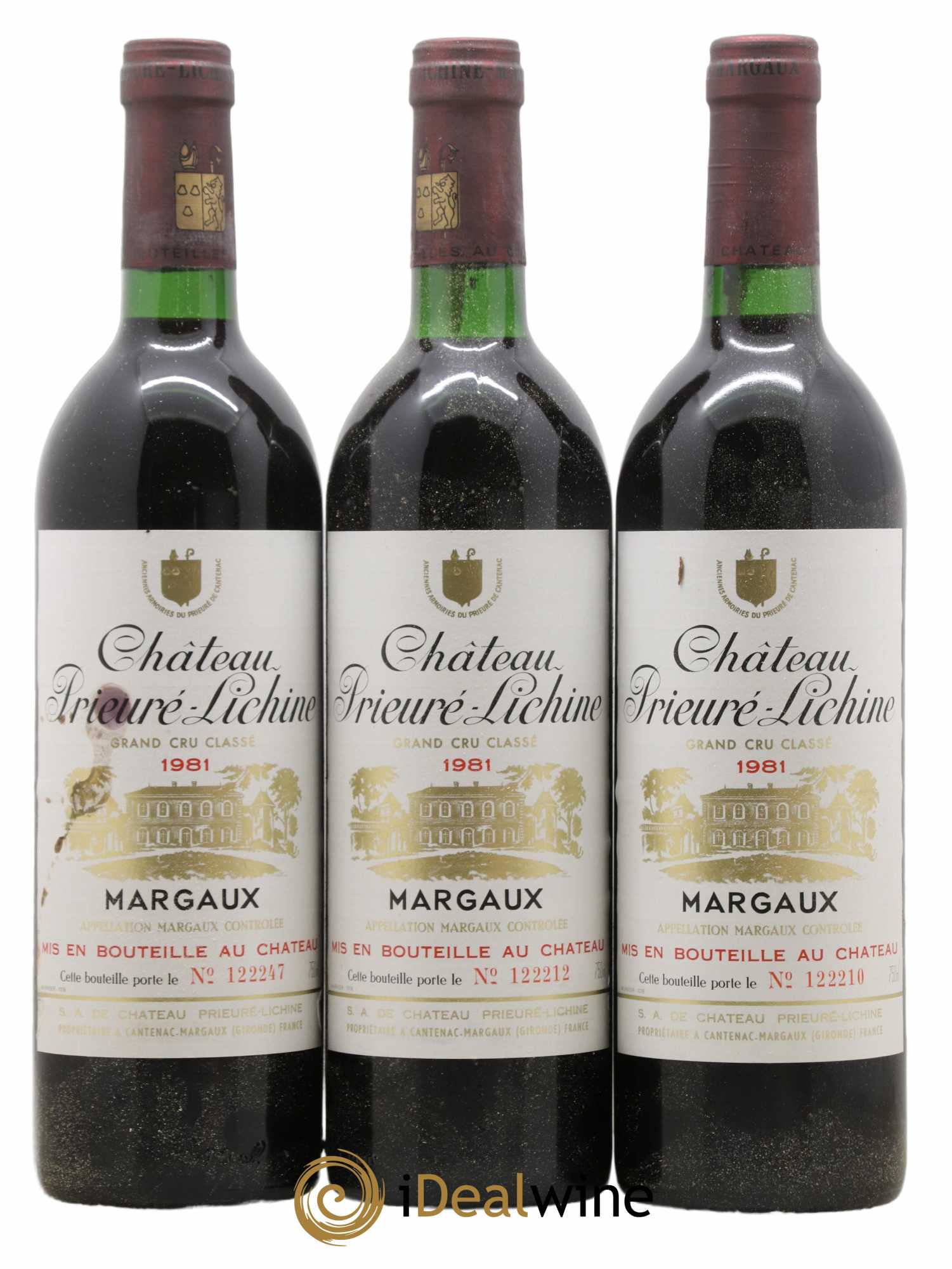 Château Prieuré Lichine 4ème Grand Cru Classé  1981 - Lot of 6 bottles - 2