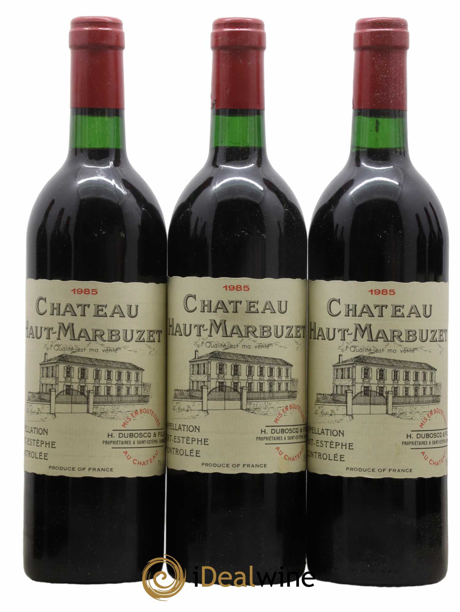 Château Haut Marbuzet 1985 - Lot of 12 bottles - 2